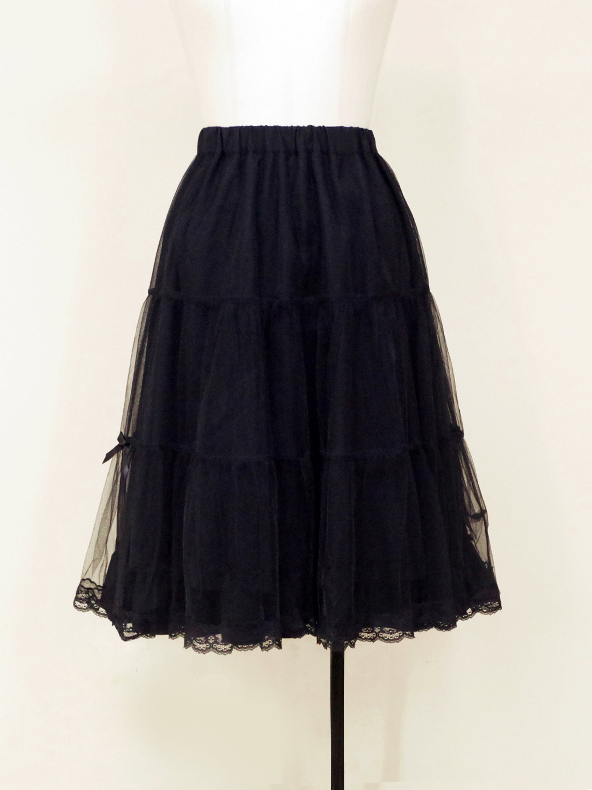 ミドル丈ボリュームスカート ブラック(Black) FREE |Amavel(アマベル)公式サイト