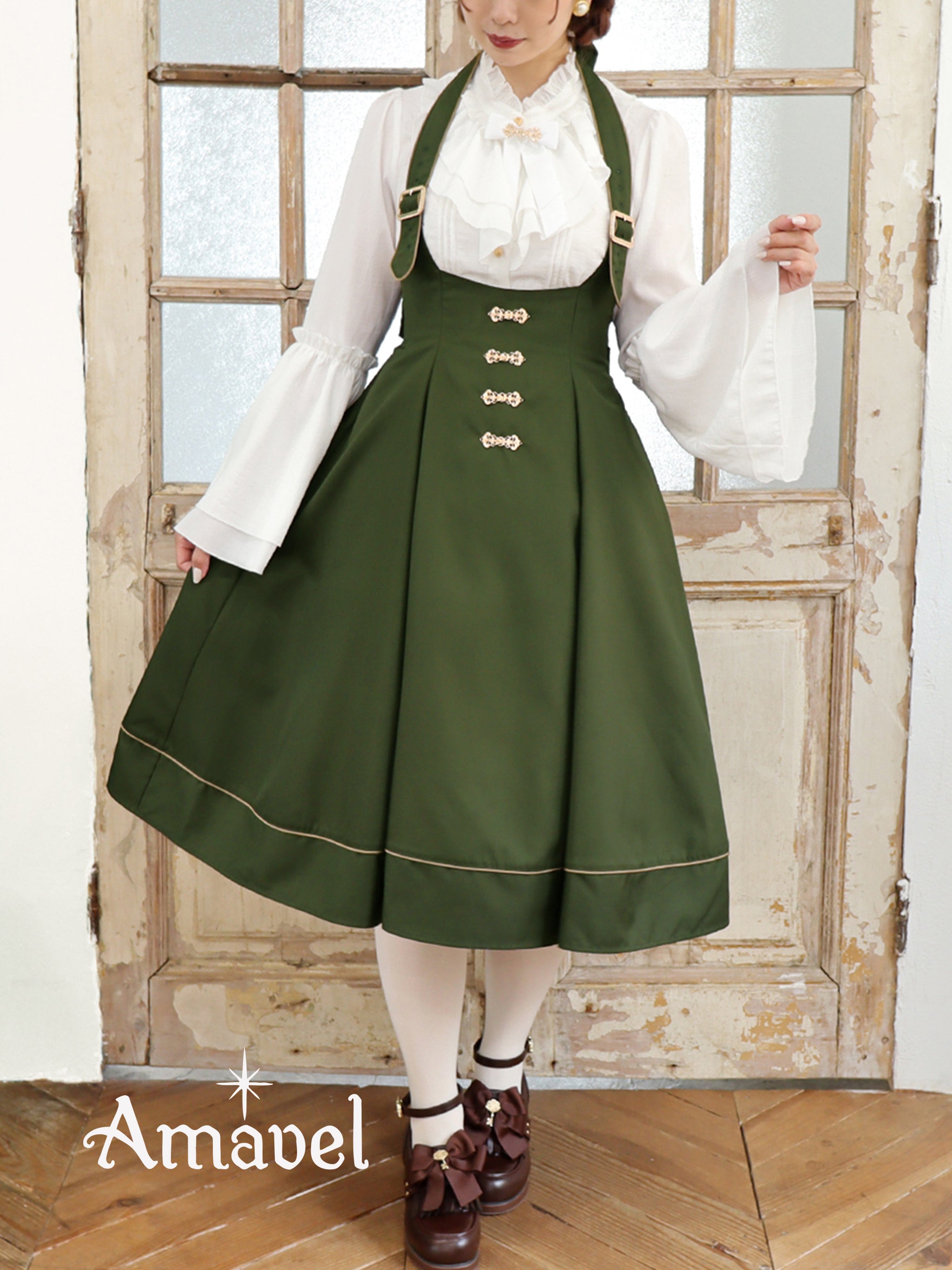 Amavel Gothic Doll ホルタージャンパースカート