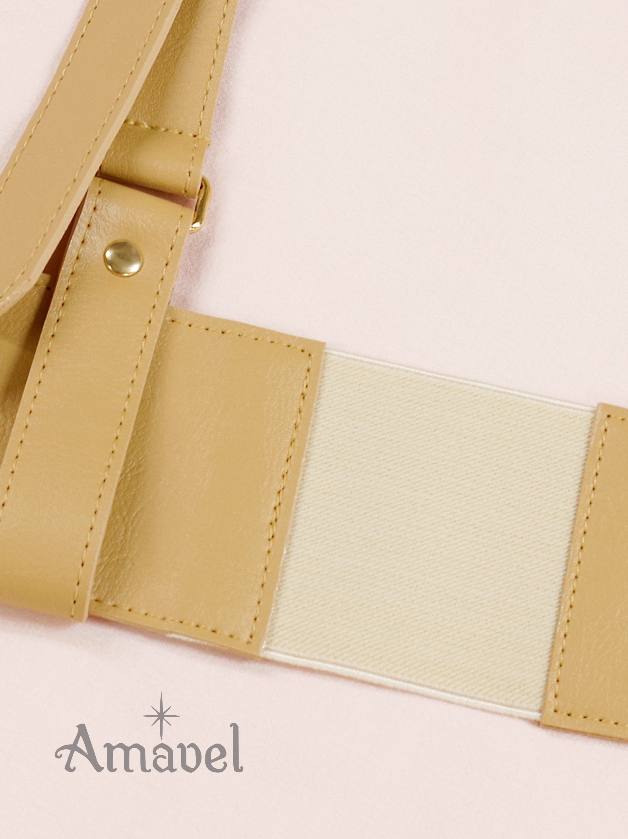 サイドゴム合皮ハーネスベルト |Amavel(アマベル)公式サイト