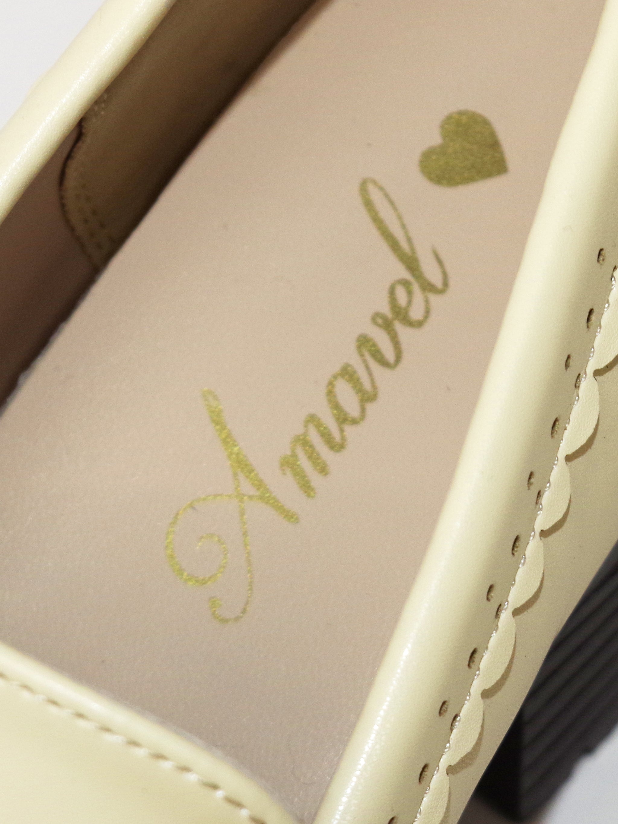 メッセージリボン付ローファーパンプス |Amavel(アマベル)公式サイト