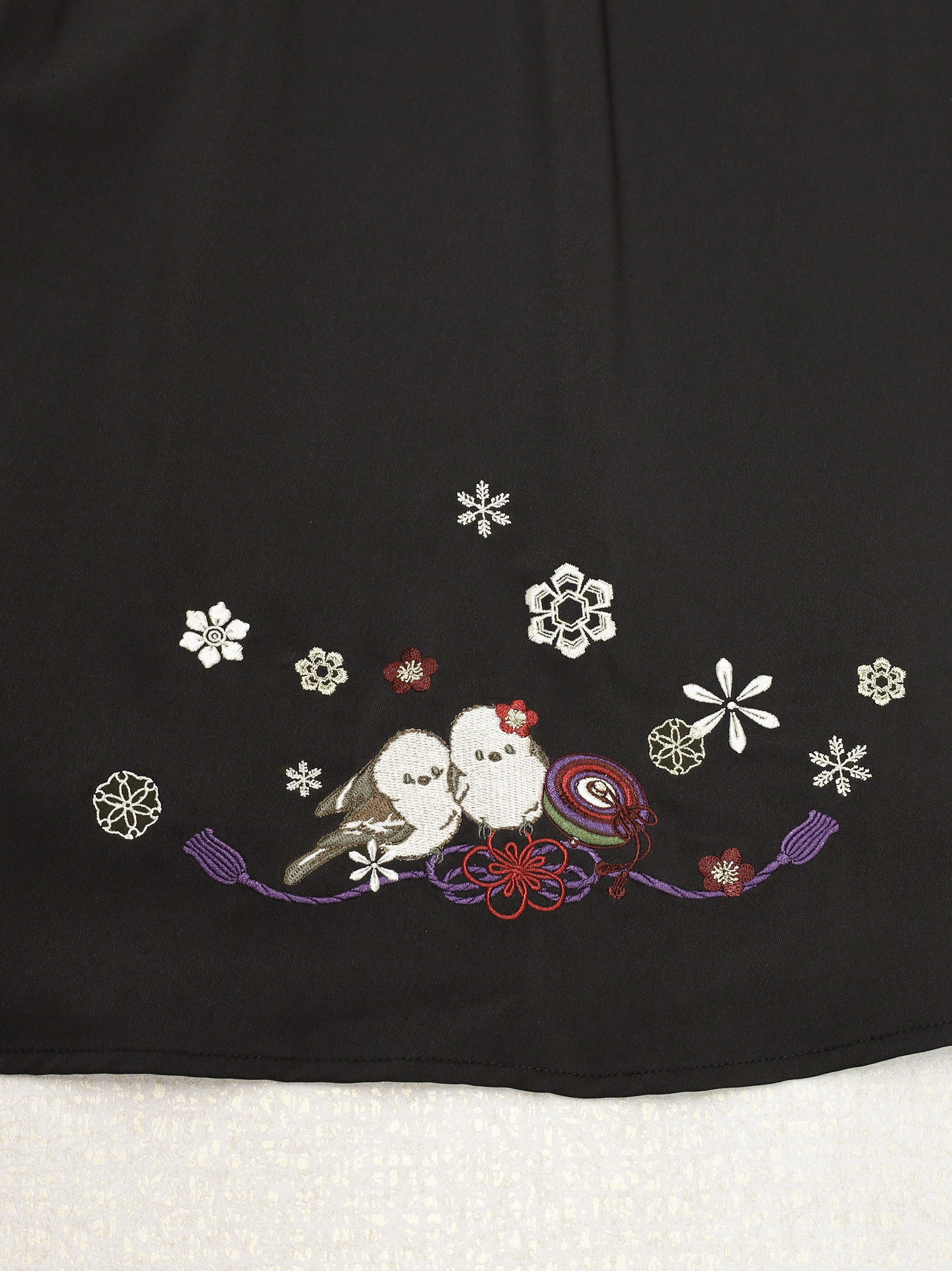 手まり遊びとシマエナガ 和風スカート |Amavel(アマベル)公式サイト