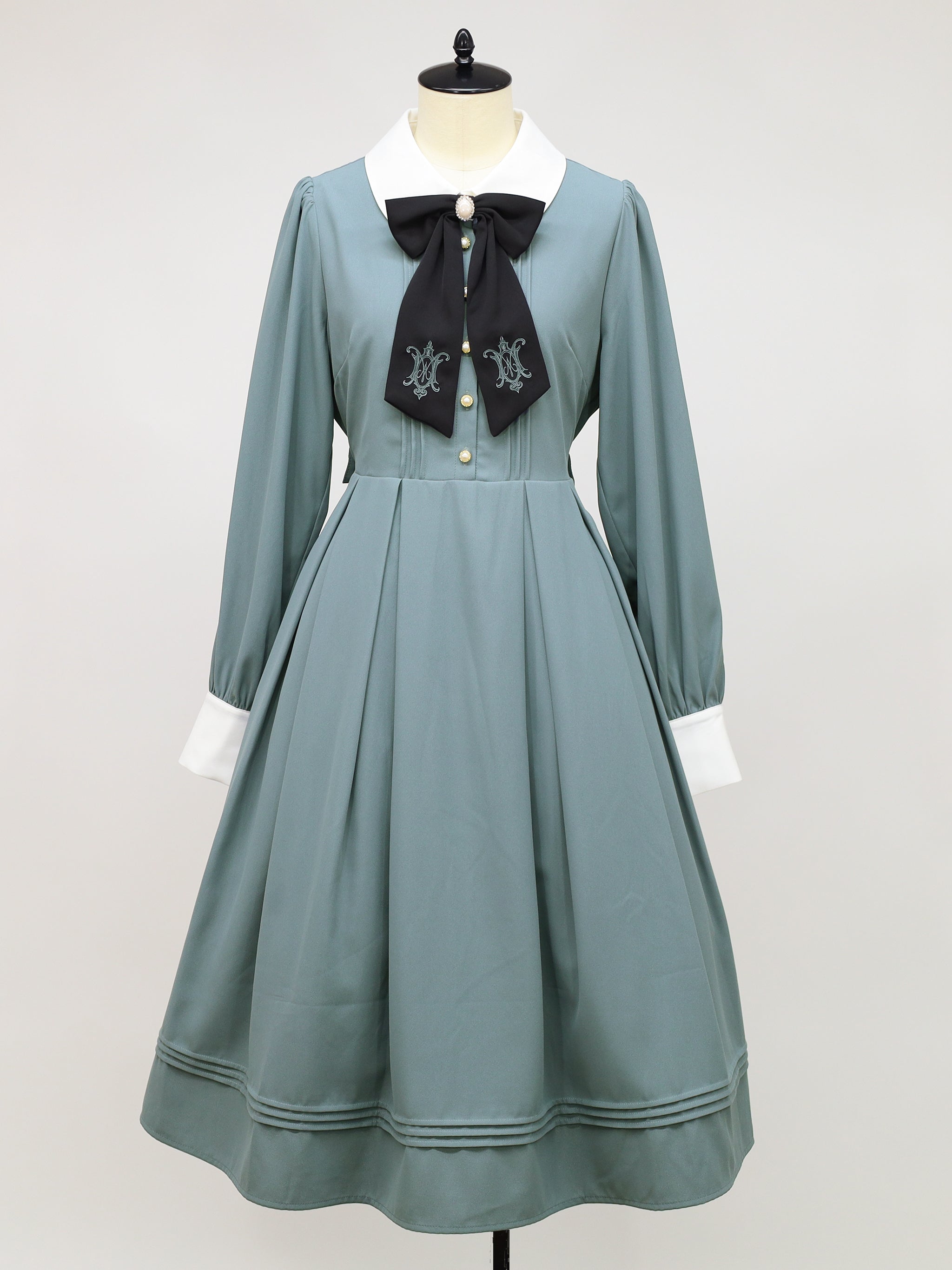 Mademoiselle ミドルワンピース ブルー(Blue) FREE |Amavel(アマベル)公式サイト