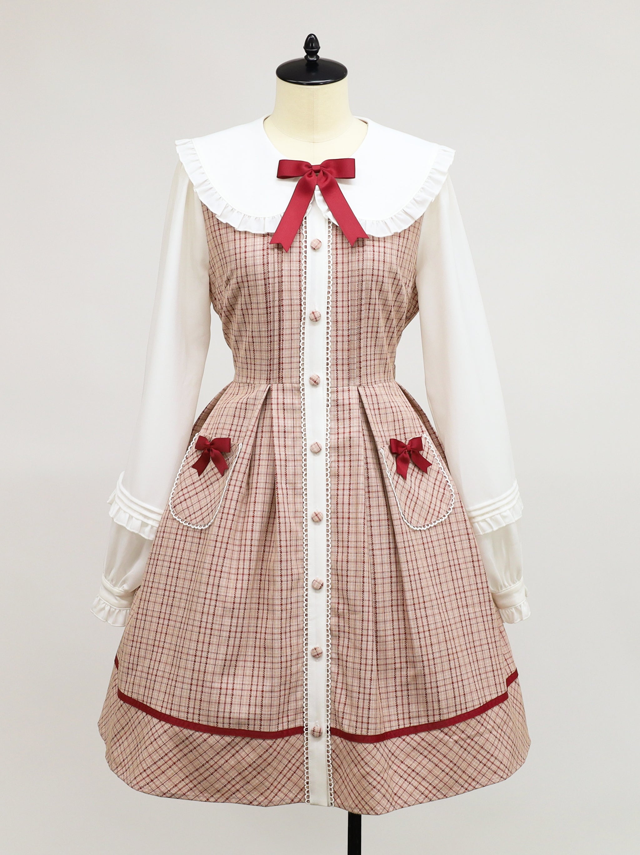 Carreau Doux リボンワンピース ピンク(Pink) FREE |Amavel(アマベル)公式サイト