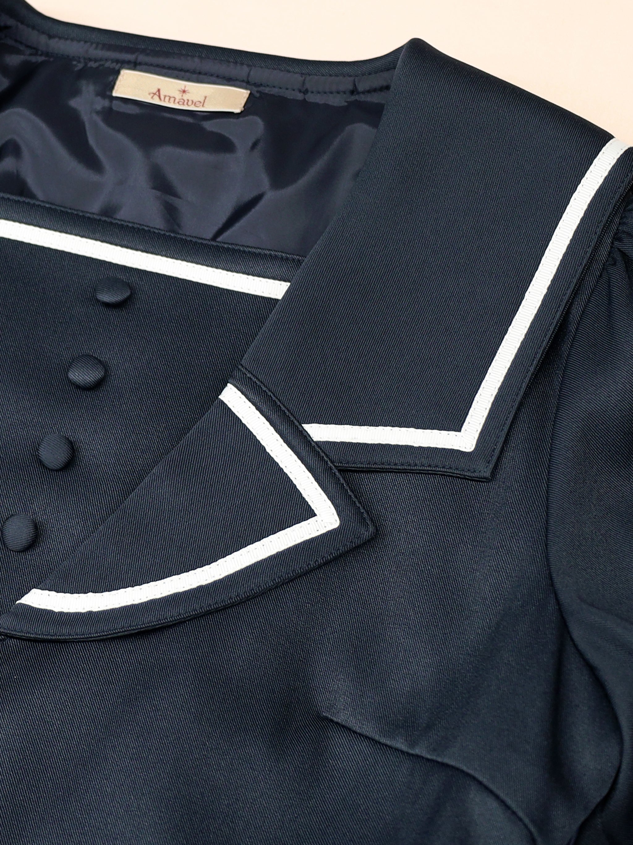 テーラードセーラープリーツワンピース |Amavel(アマベル)公式サイト