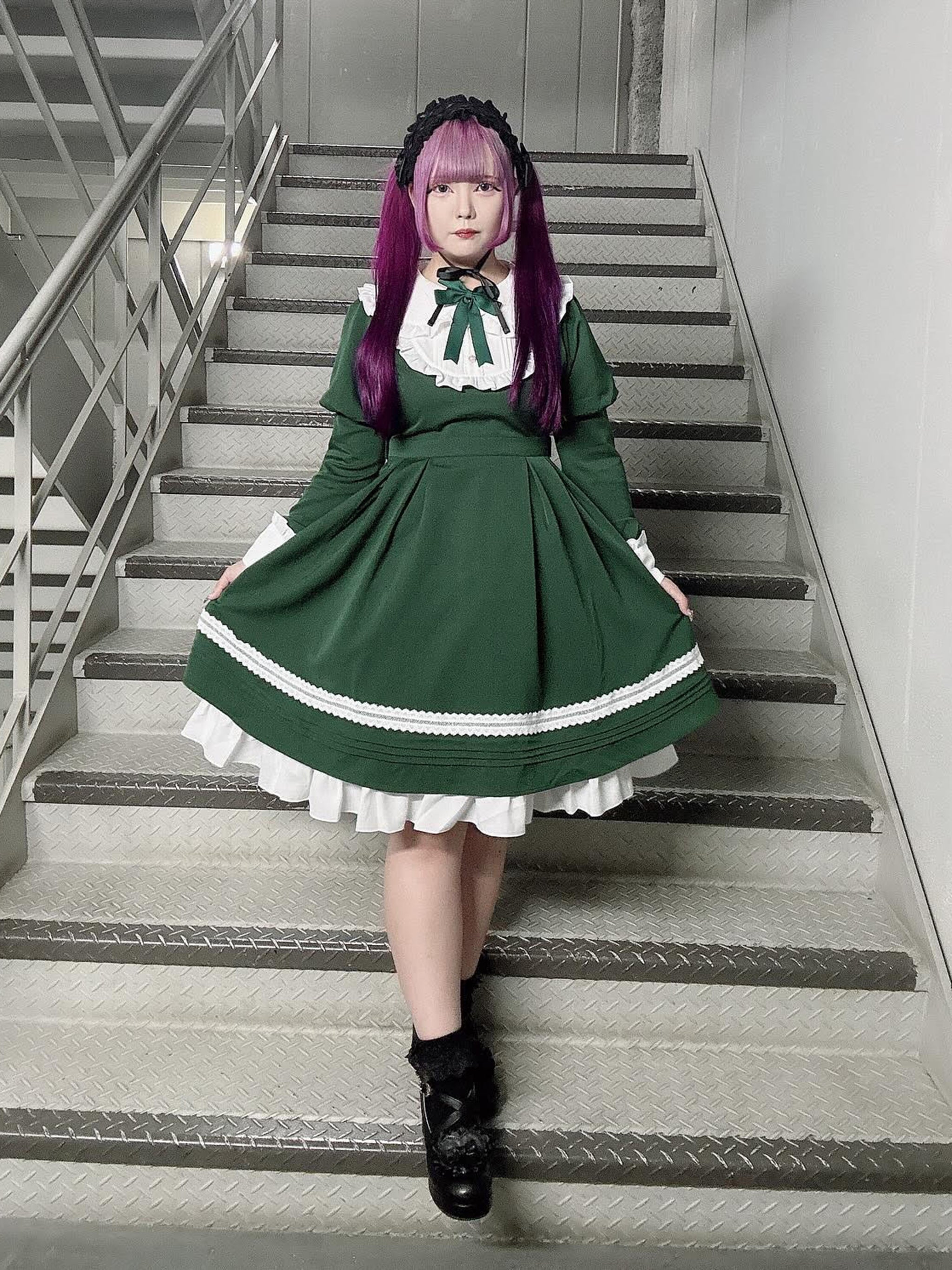 Mysterious Maid ワンピース グリーン(Green) FREE |Amavel(アマベル)公式サイト