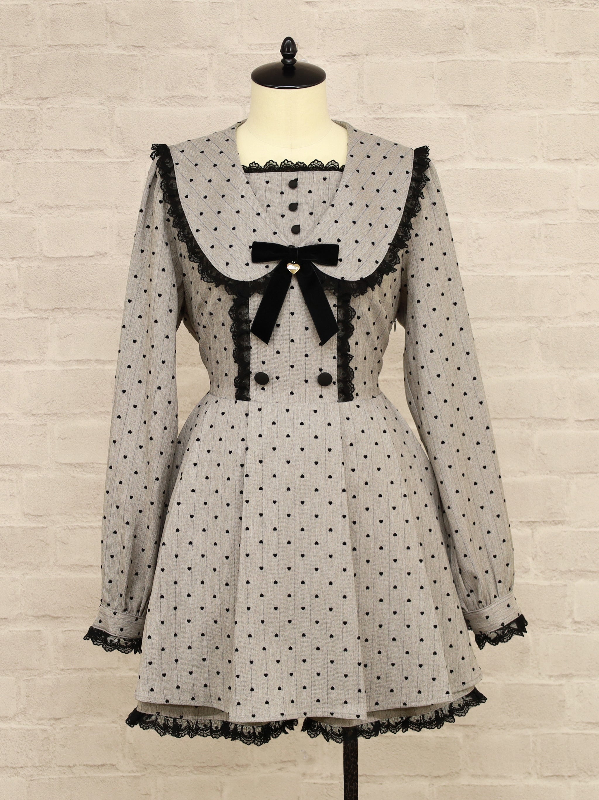 Heart Flocky セットアップ グレー(Gray) FREE |Amavel(アマベル)公式サイト