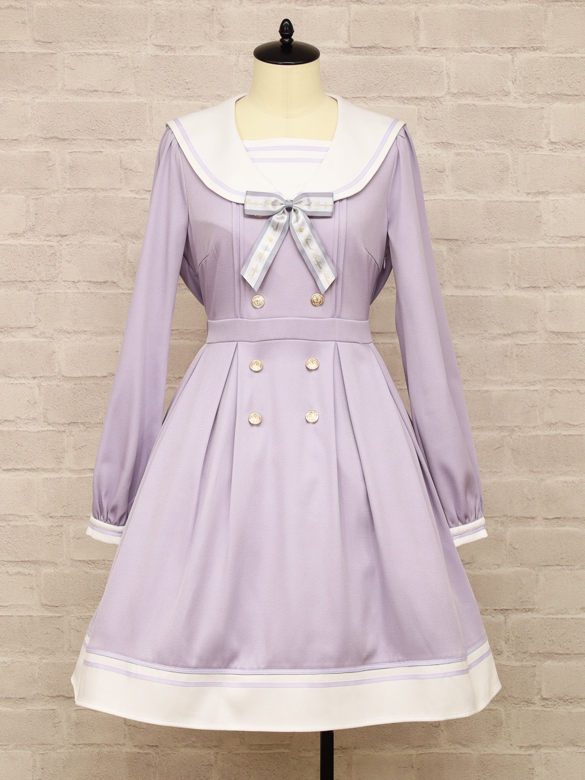 Message Ribbon セーラーワンピース ラベンダー(Lavender) FREE |Amavel(アマベル)公式サイト