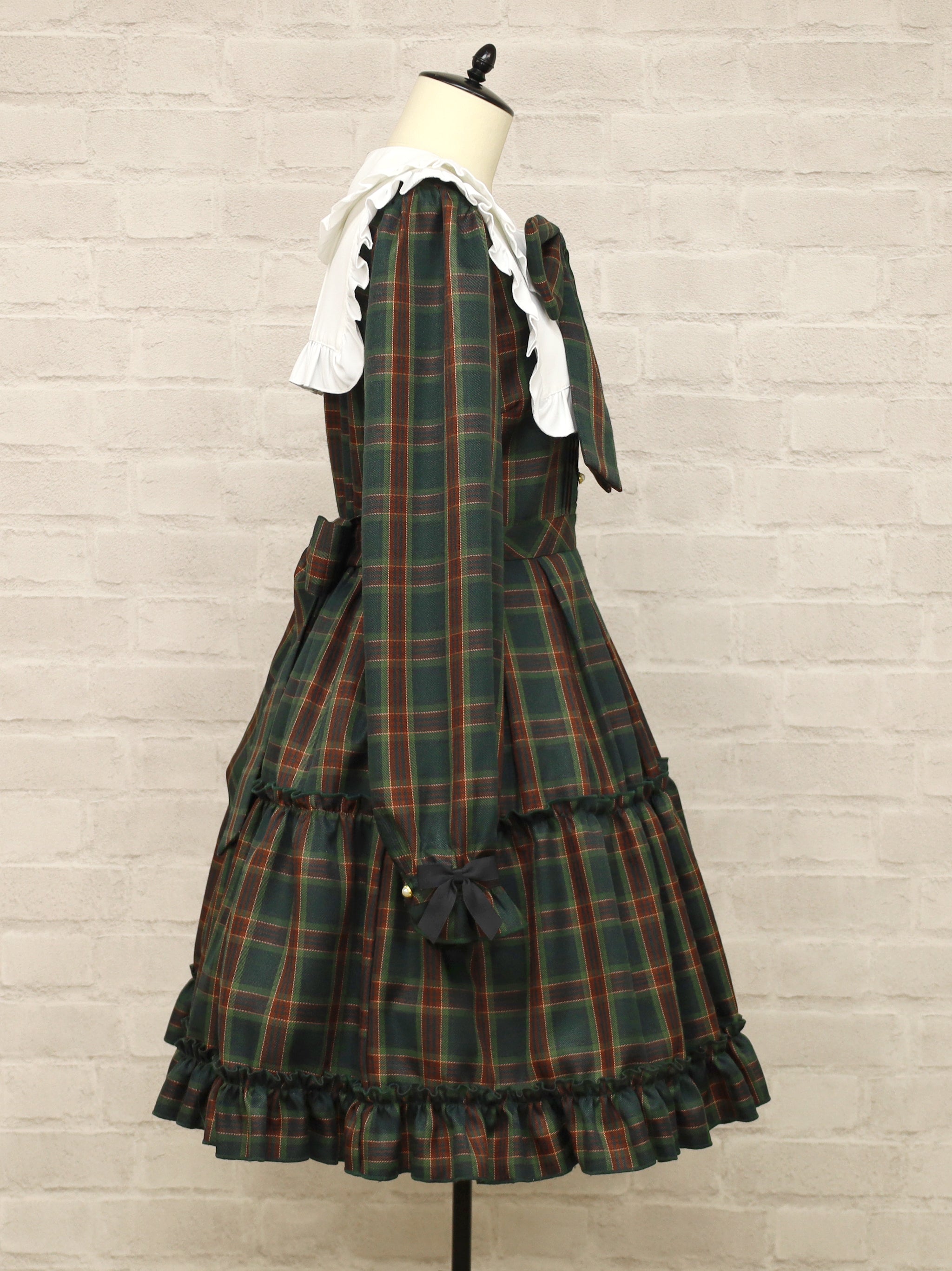 Dolly Holiday チェックティアードワンピース (ミドル丈) |Amavel(アマベル)公式サイト