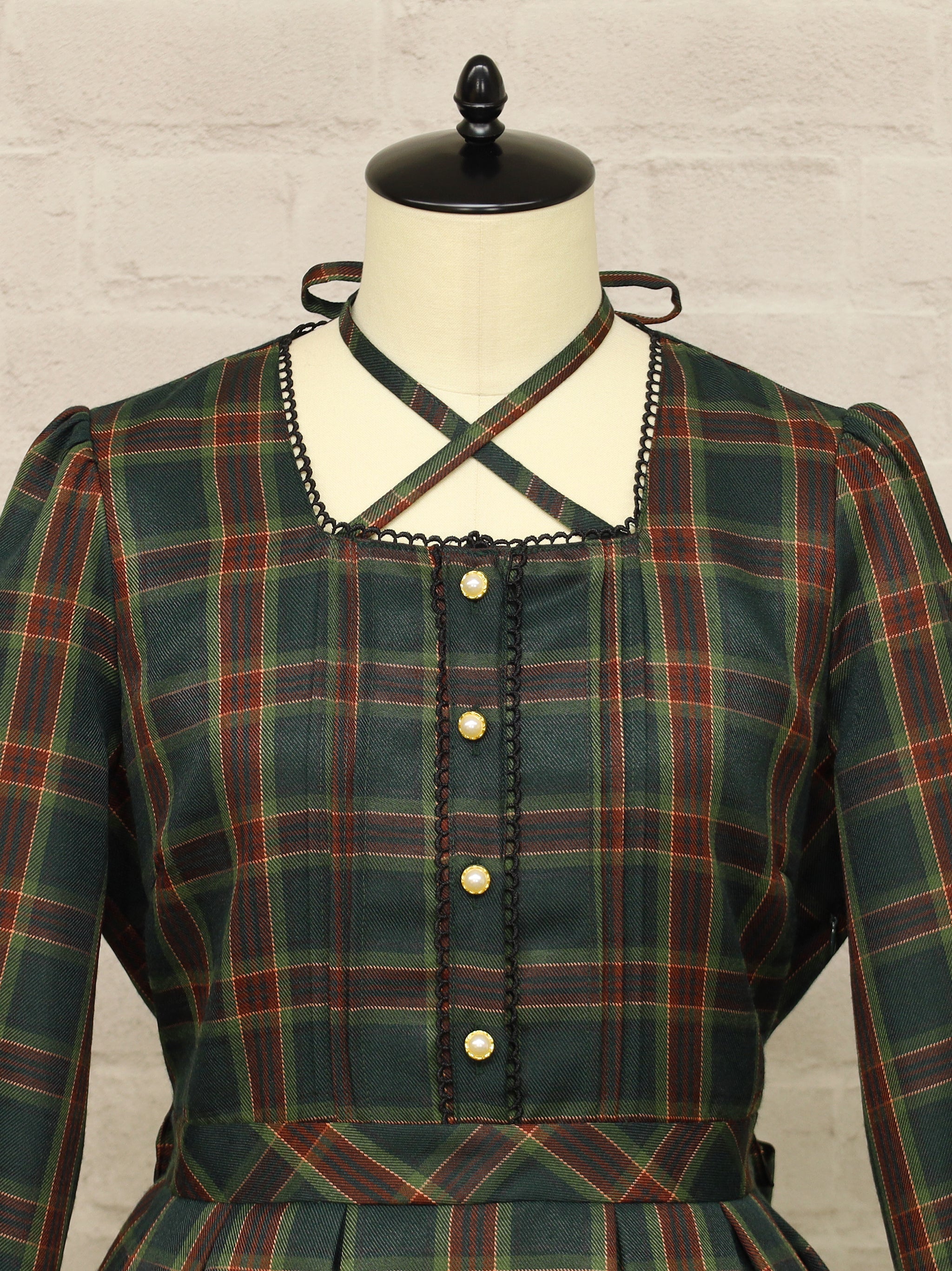 Dolly Holiday チェックティアードワンピース (ミドル丈) |Amavel(アマベル)公式サイト