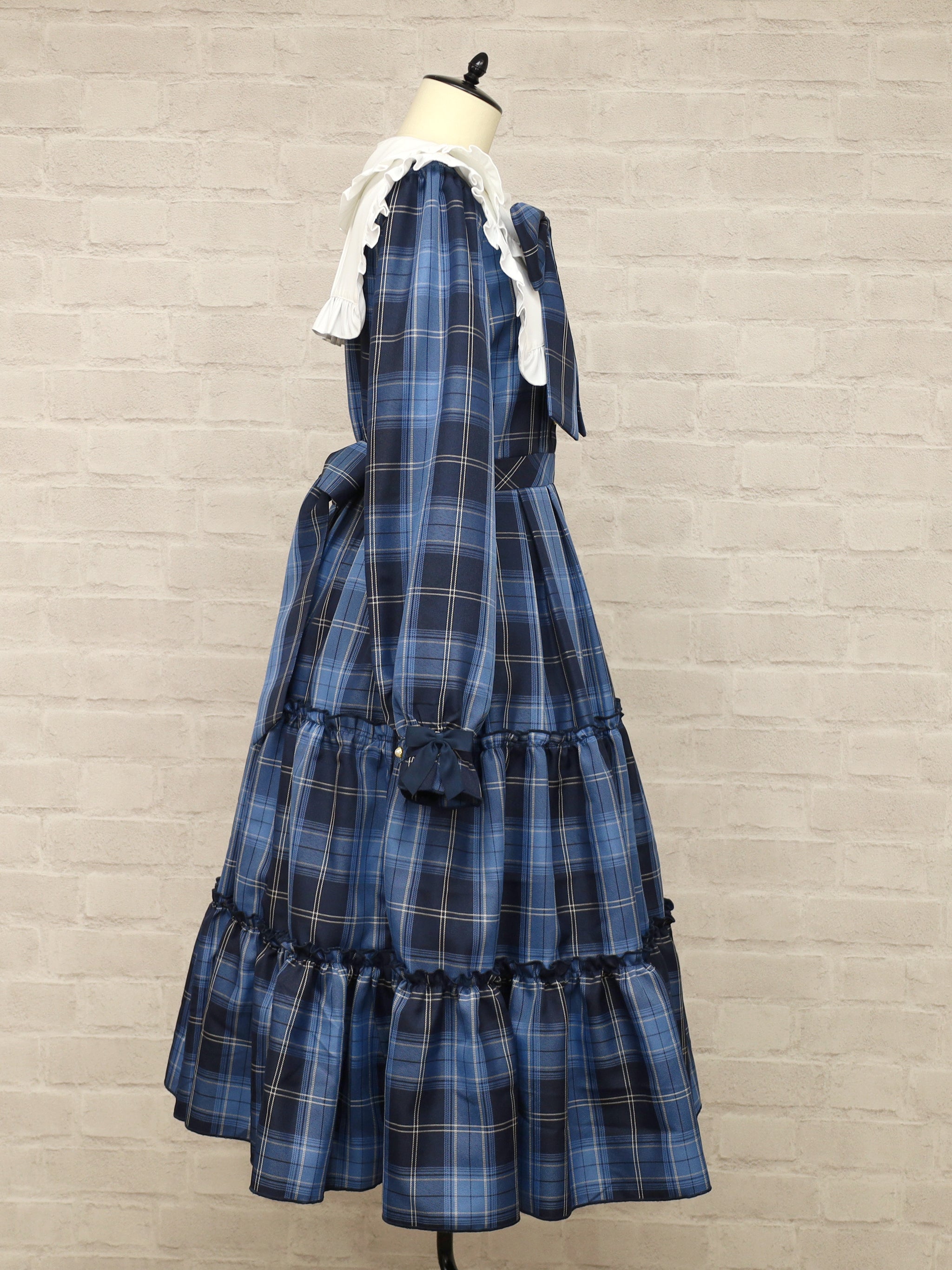 Dolly Holiday チェックティアードワンピース(ロング丈) |Amavel(アマベル)公式サイト