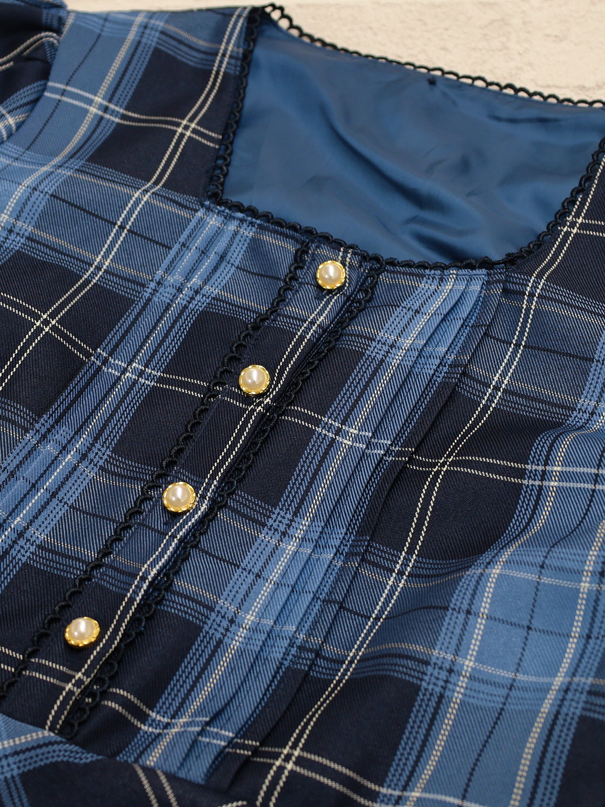 Dolly Holiday チェックティアードワンピース(ロング丈) |Amavel(アマベル)公式サイト