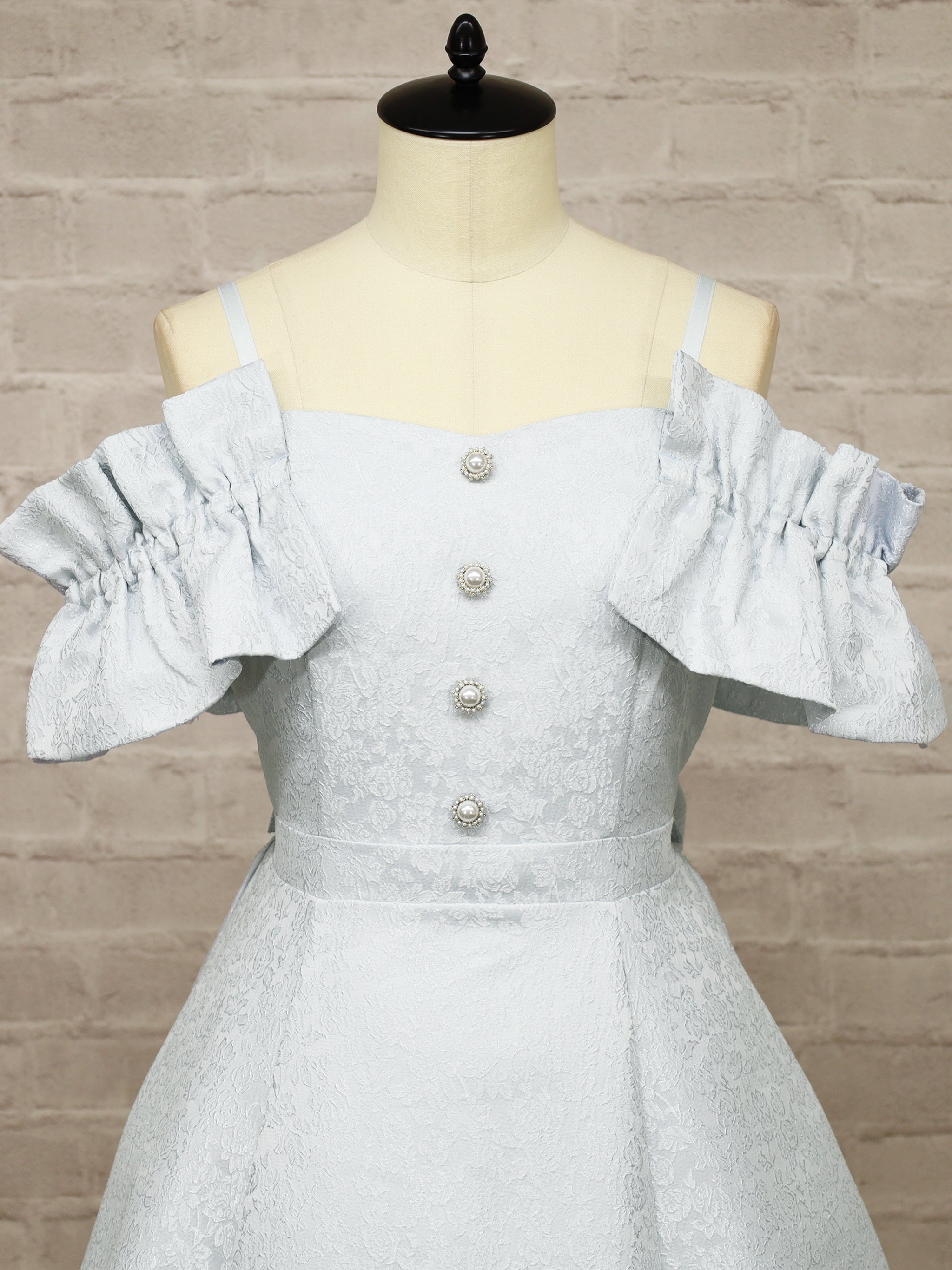 【メンバーズセール対象】フリル袖ジャガードキャミワンピース |Amavel(アマベル)公式サイト