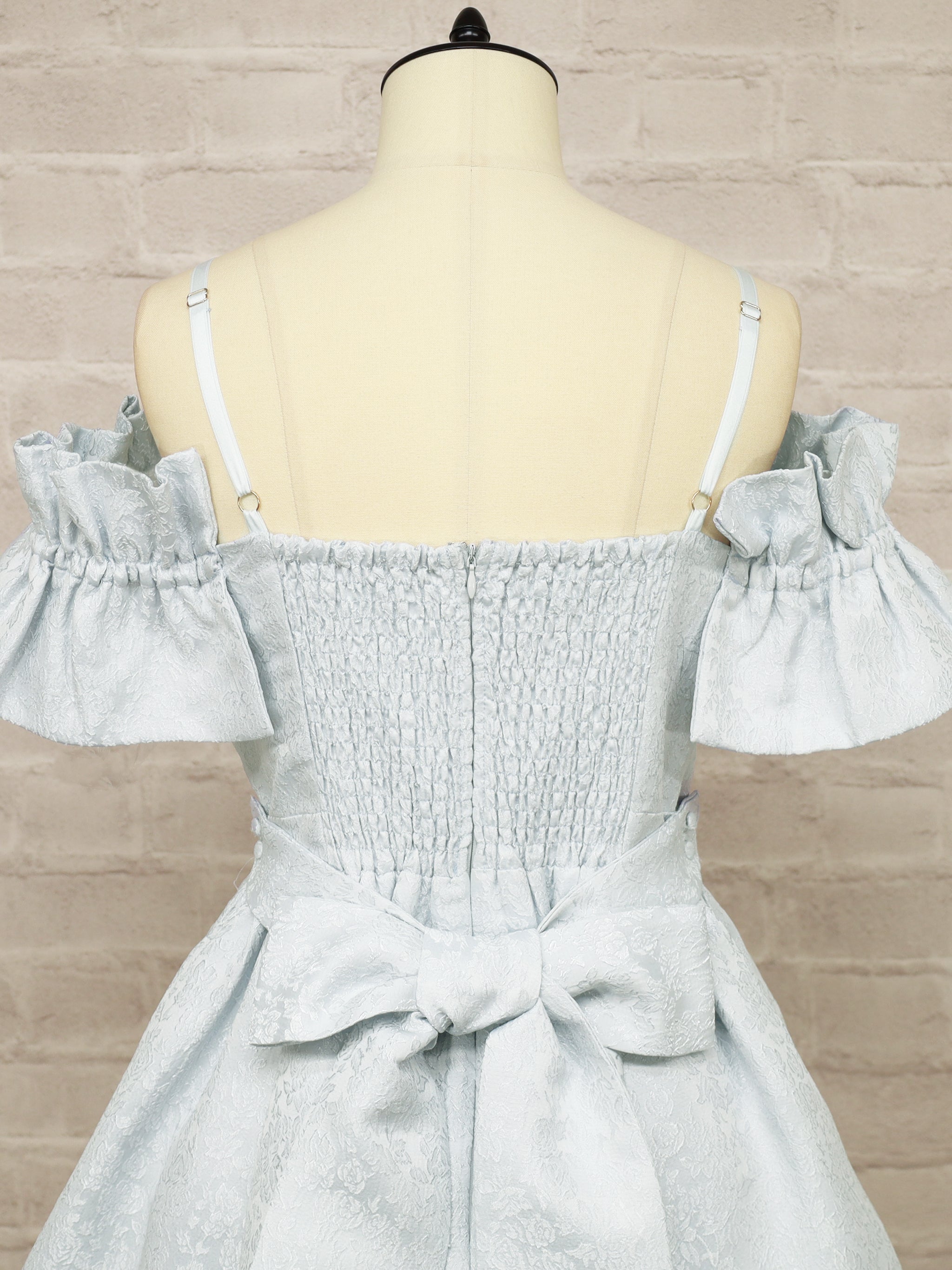 【メンバーズセール対象】フリル袖ジャガードキャミワンピース |Amavel(アマベル)公式サイト