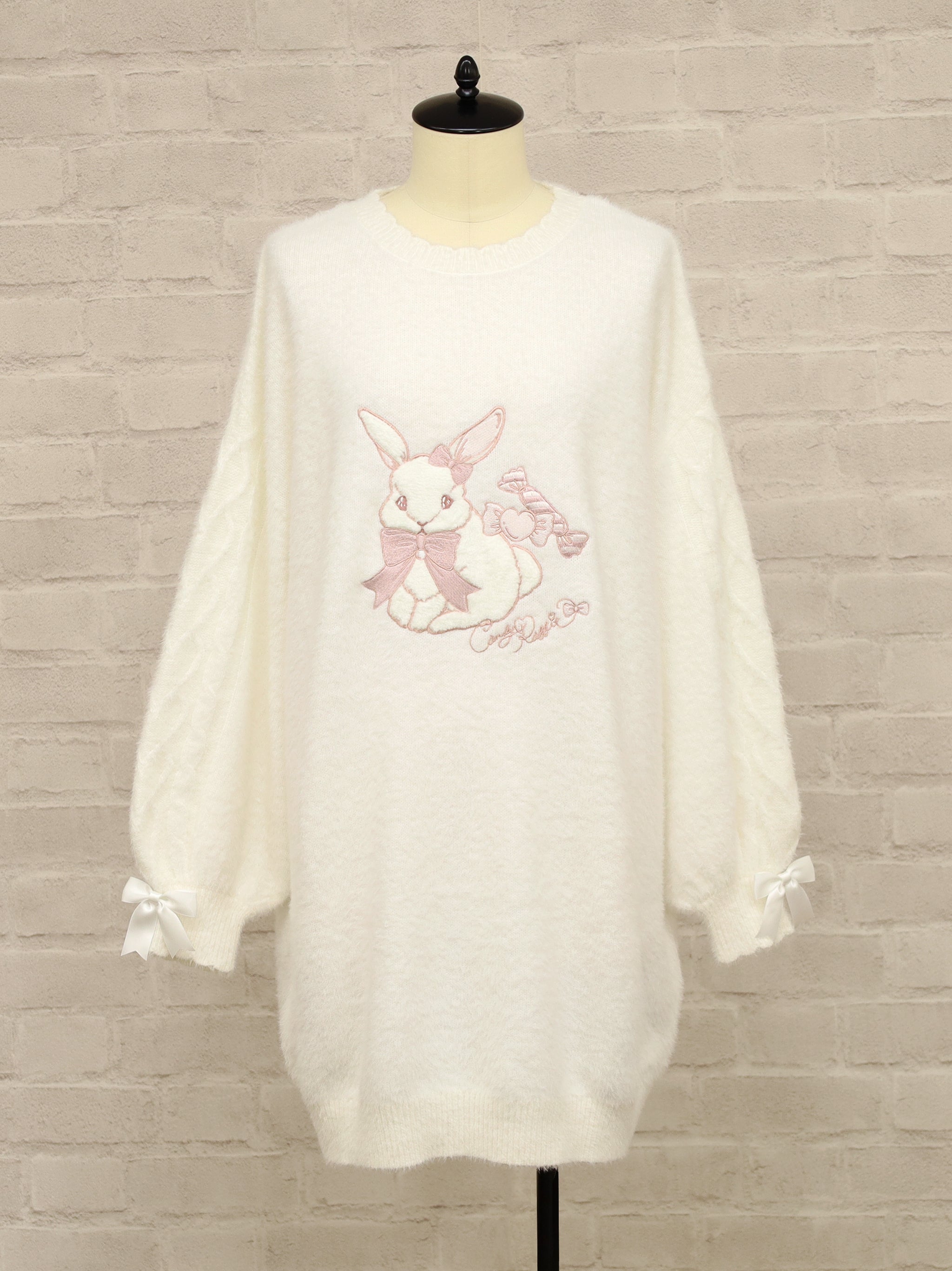 Candy Rabbit ニットワンピース アイボリー(Ivory) FREE |Amavel(アマベル)公式サイト