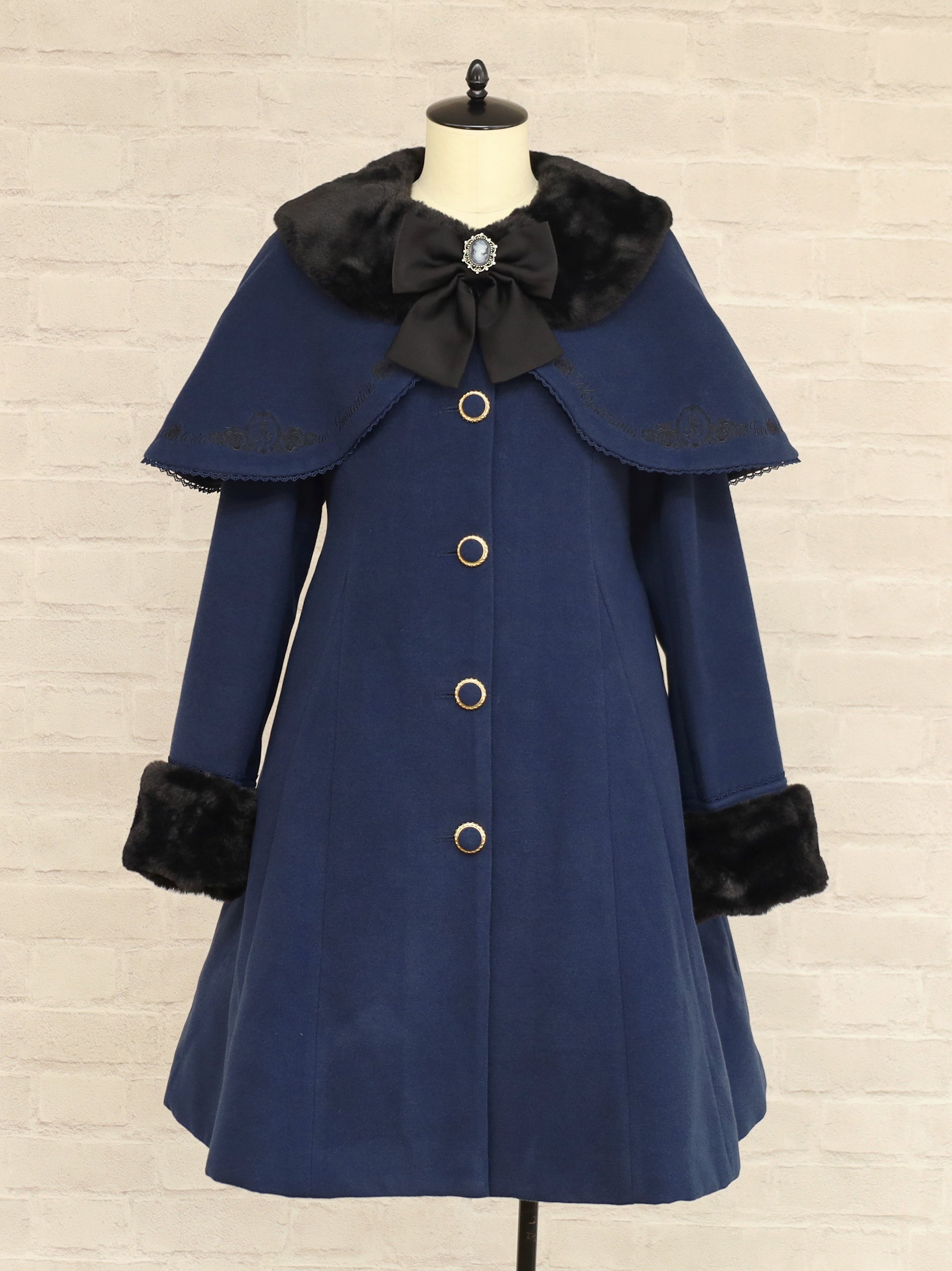 Rosette Doll ケープ付ロングコート |Amavel(アマベル)公式サイト