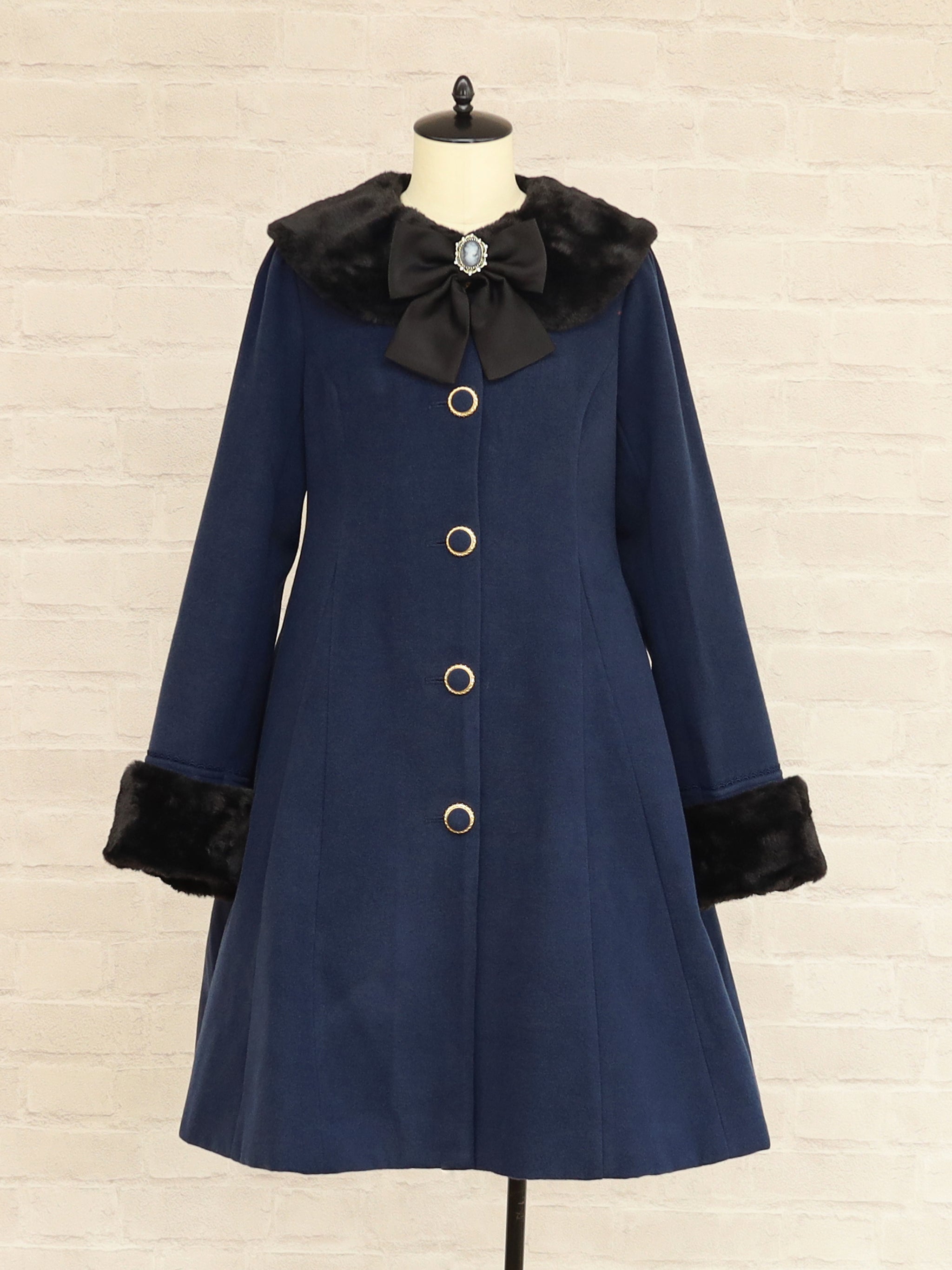 Rosette Doll ケープ付ロングコート |Amavel(アマベル)公式サイト