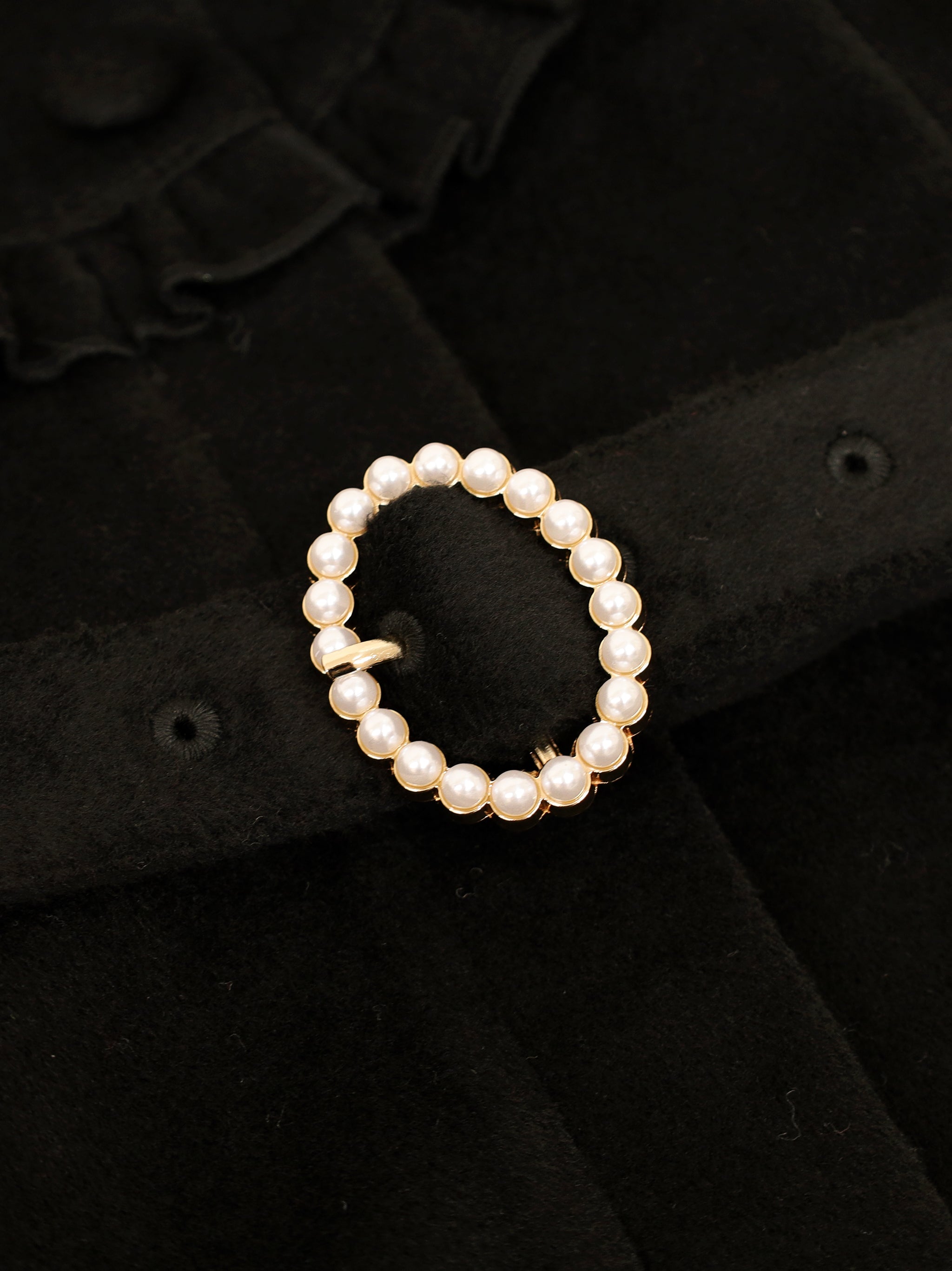 パールベルト付ヨークフリルコート |Amavel(アマベル)公式サイト