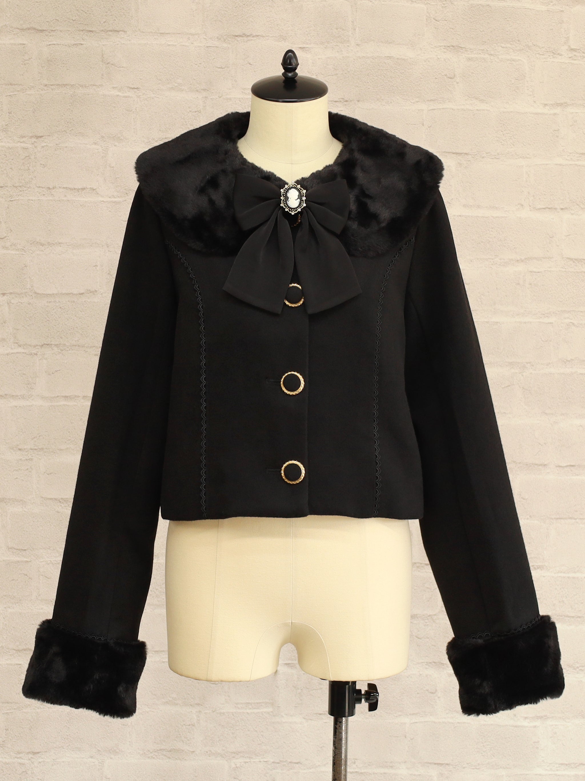 Rosette Doll ケープ付ショートコート |Amavel(アマベル)公式サイト