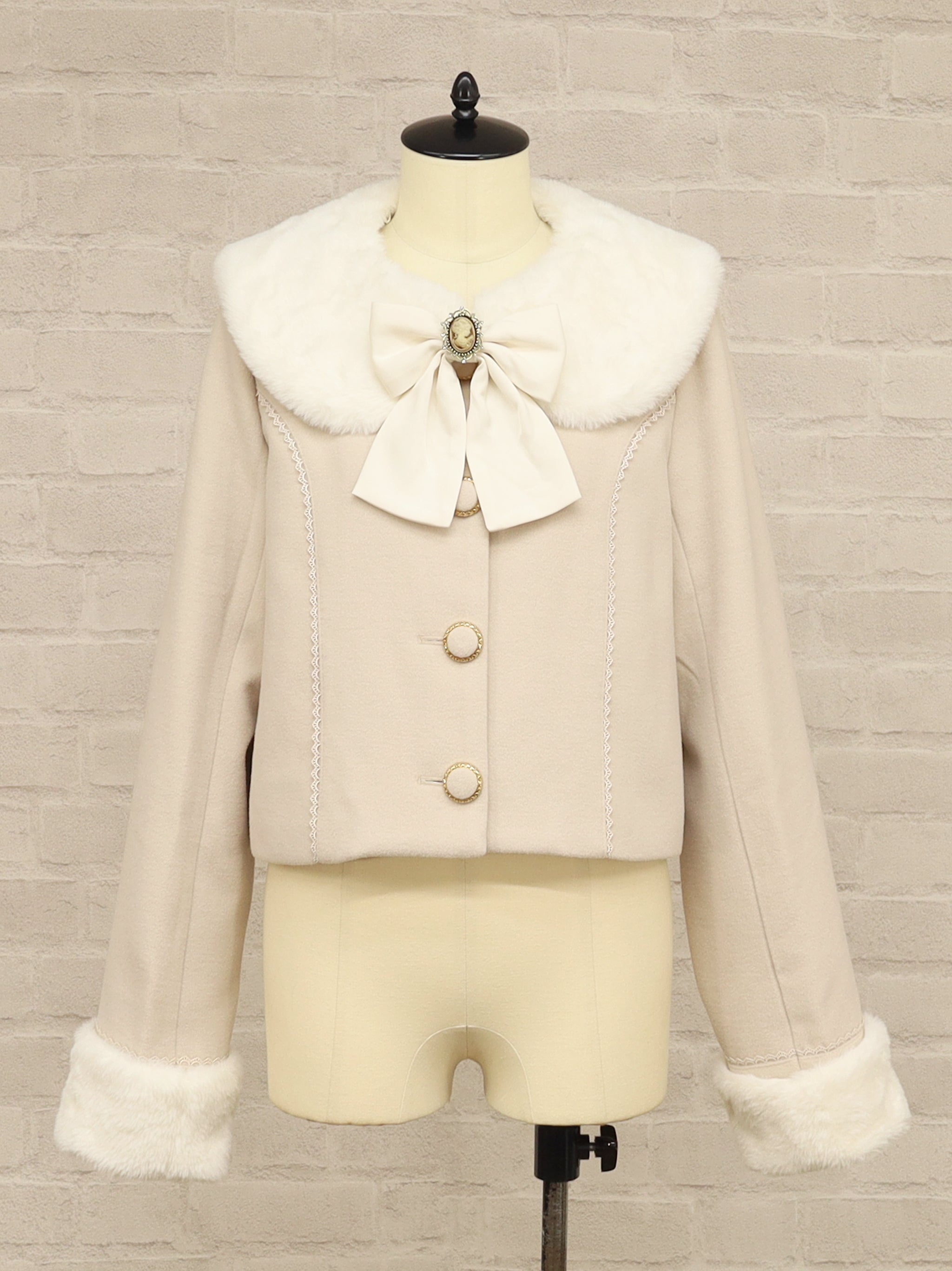 Rosette Doll ケープ付ショートコート |Amavel(アマベル)公式サイト