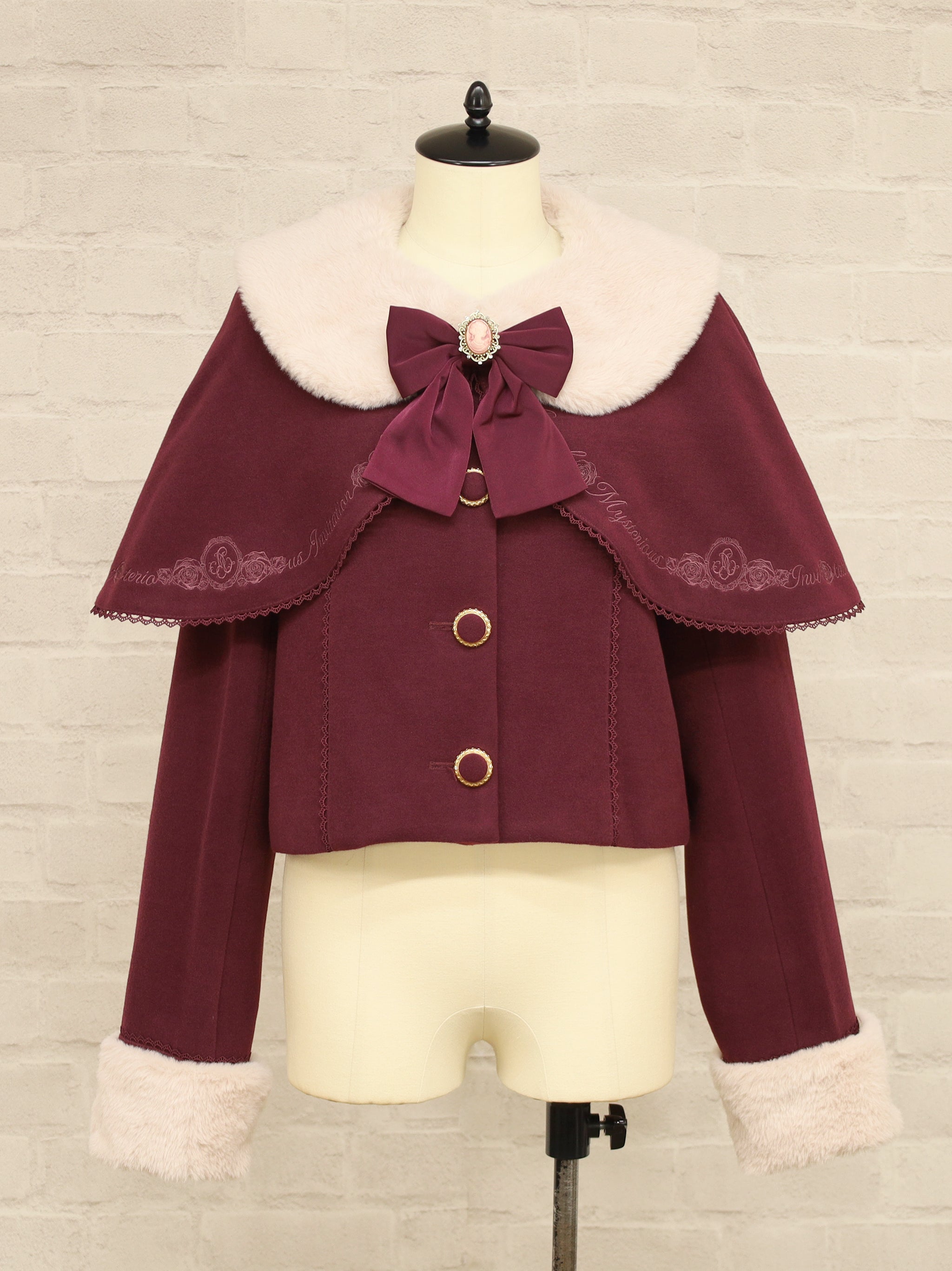 Rosette Doll ケープ付ショートコート |Amavel(アマベル)公式サイト