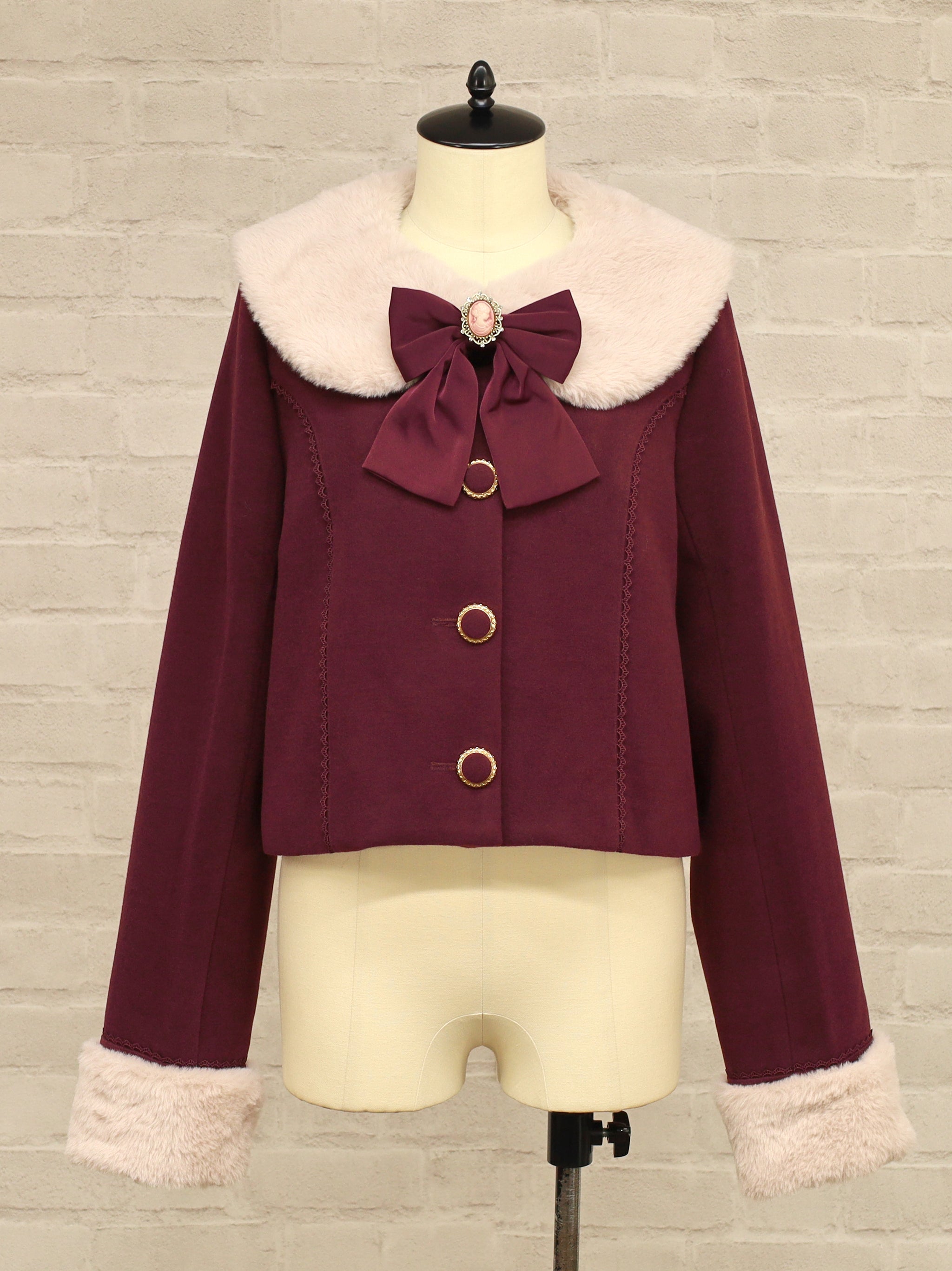 Rosette Doll ケープ付ショートコート |Amavel(アマベル)公式サイト