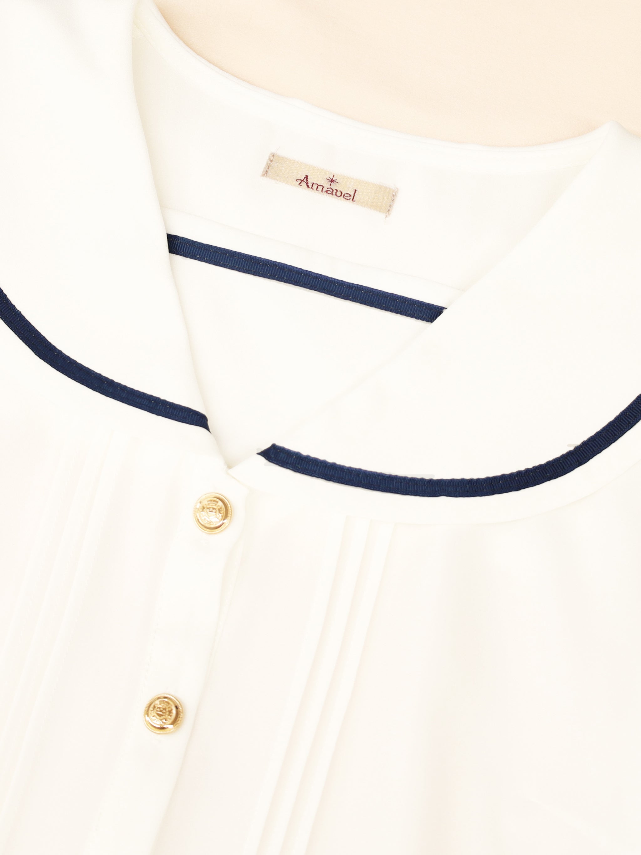 Nostalgic Check セーラーブラウス |Amavel(アマベル)公式サイト