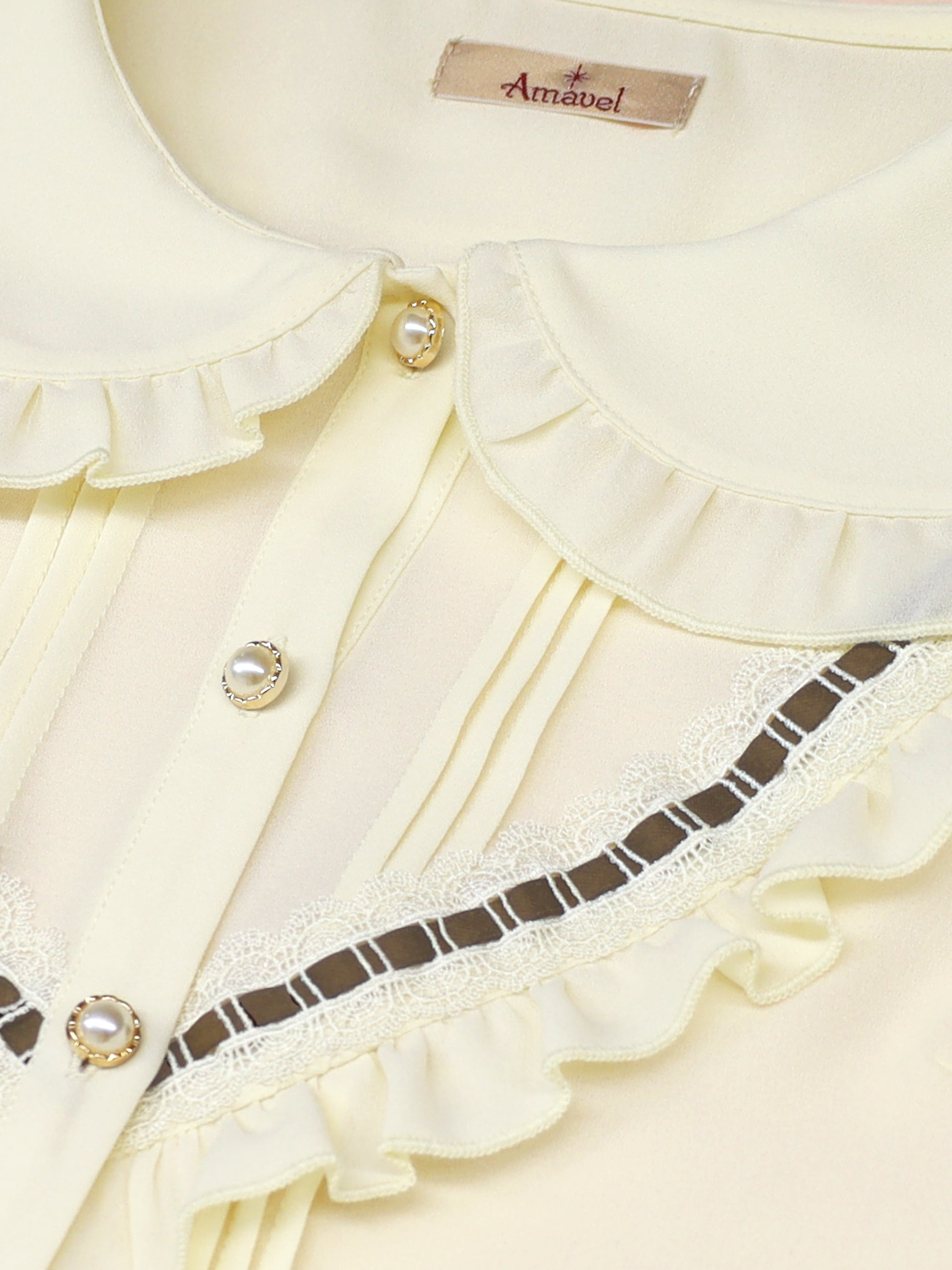 Classical Ladder Lace ブラウス |Amavel(アマベル)公式サイト