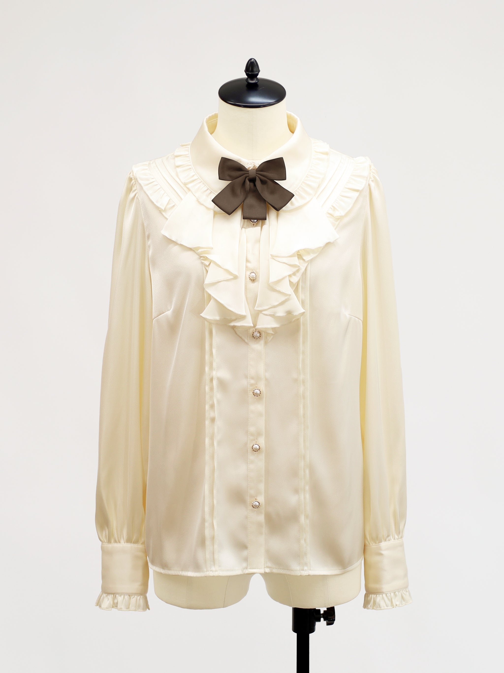 Antique Doll カスケードフリルブラウス ブラウン(Brown) FREE |Amavel(アマベル)公式サイト