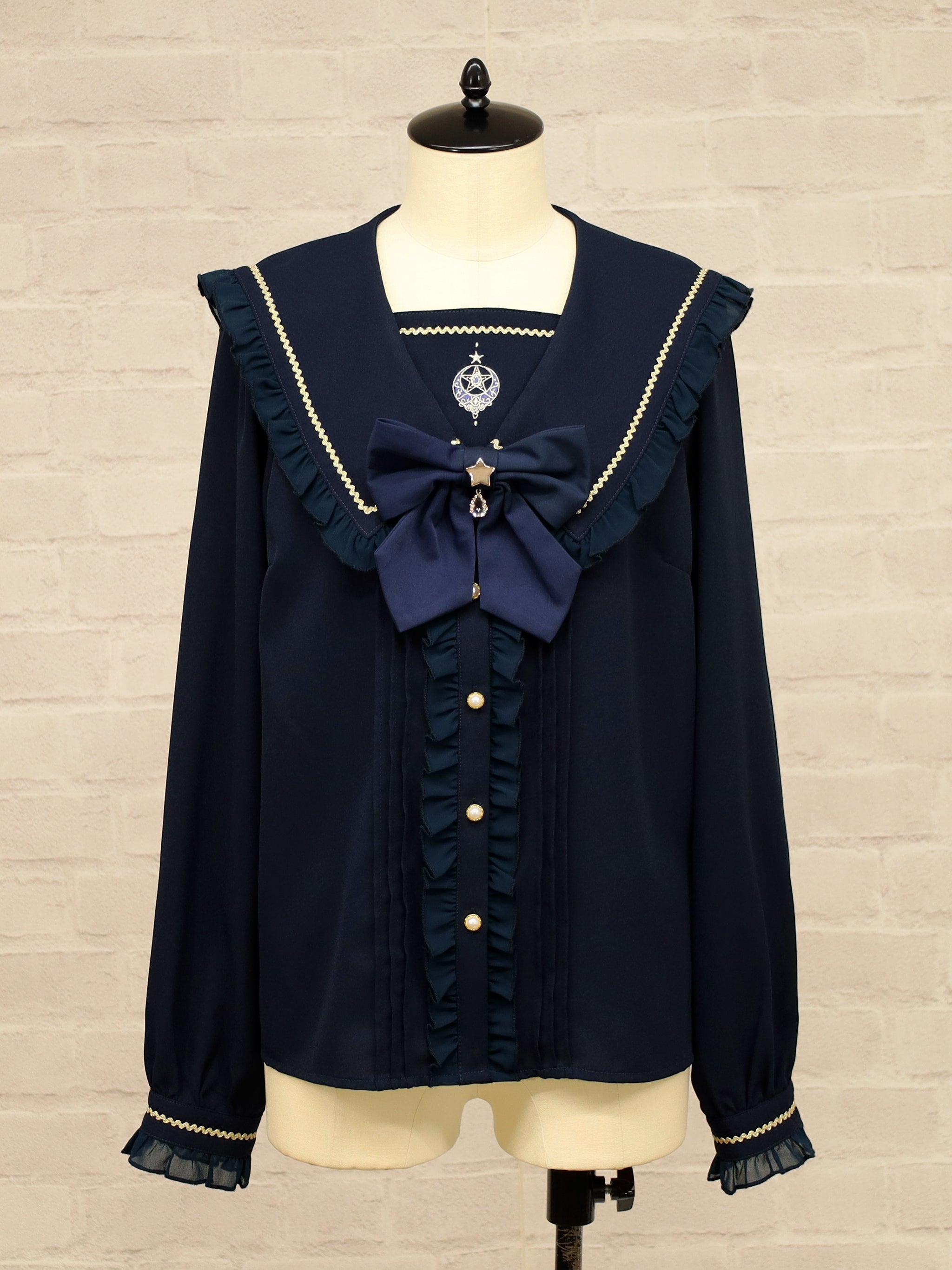 Mysterious Constellation ブラウス ネイビー(Navy) FREE |Amavel(アマベル)公式サイト