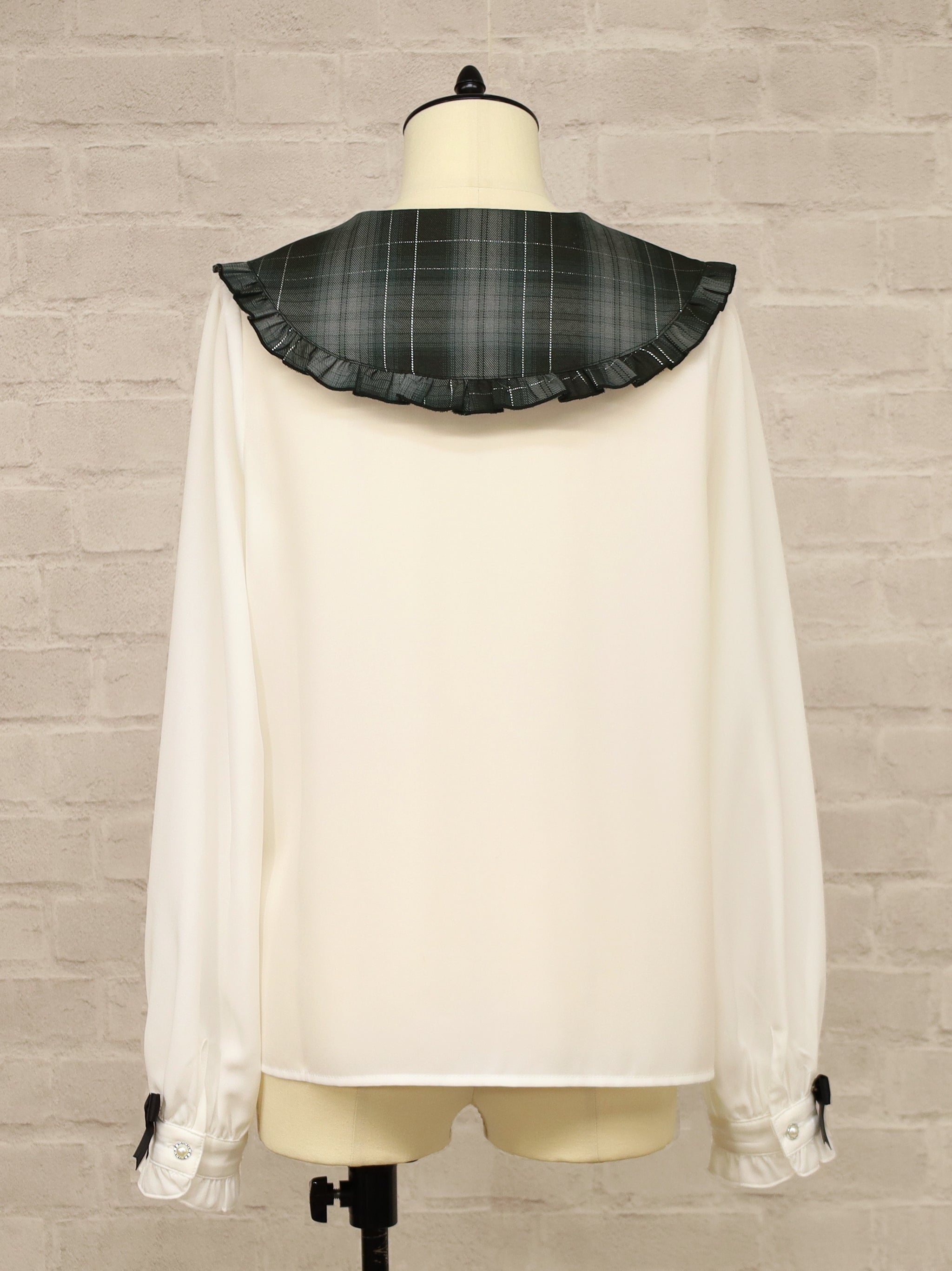 Plaid Collar リボンブラウス |Amavel(アマベル)公式サイト