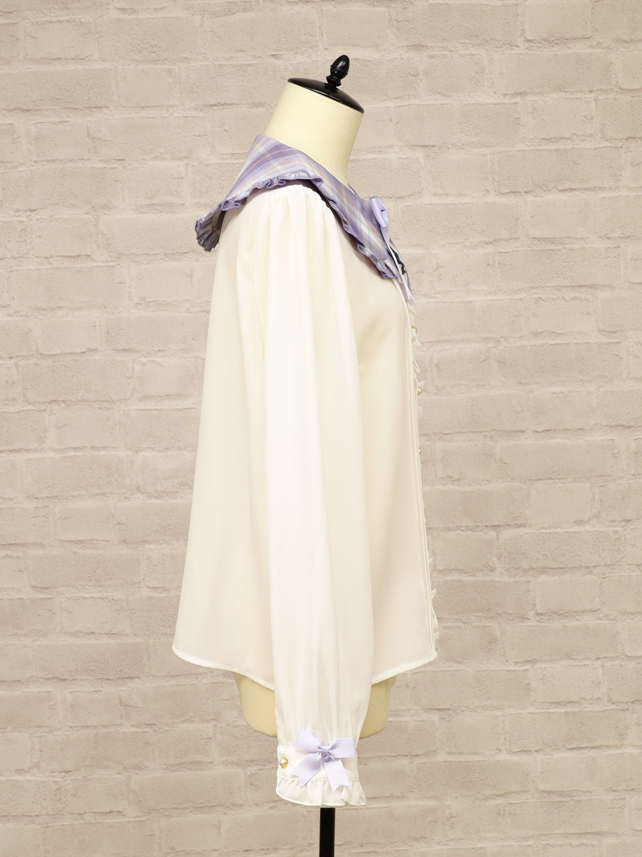 Plaid Collar リボンブラウス |Amavel(アマベル)公式サイト