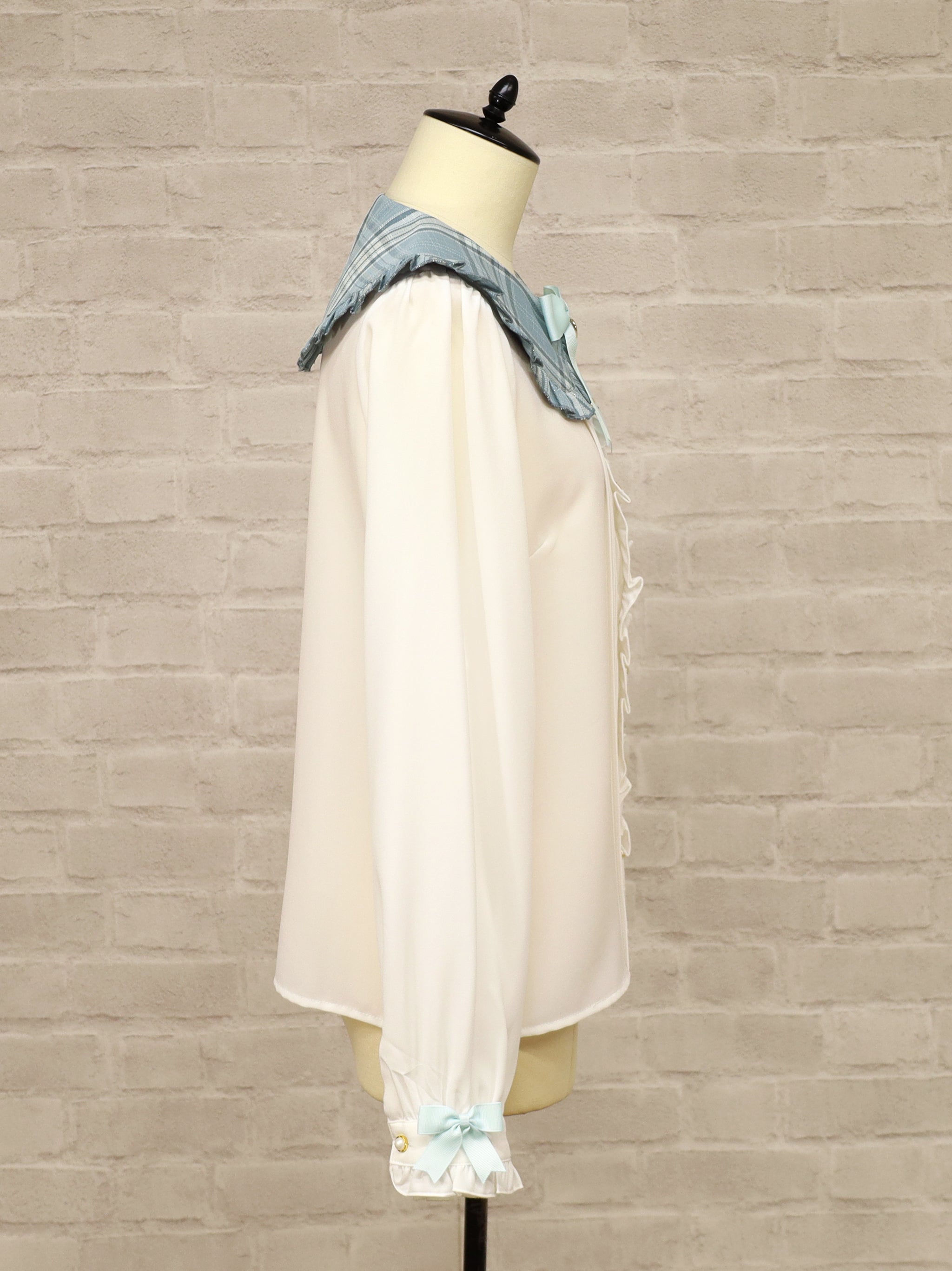 Plaid Collar リボンブラウス |Amavel(アマベル)公式サイト