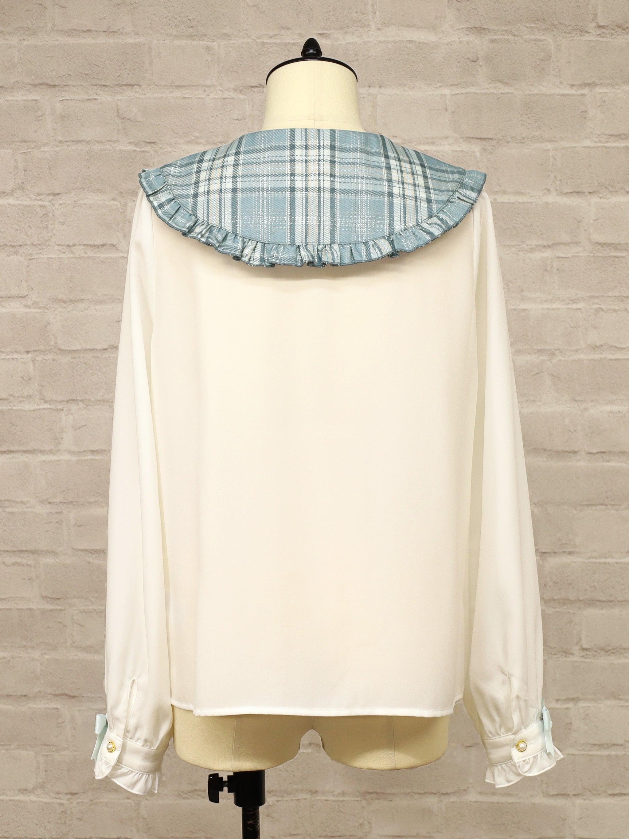 Plaid Collar リボンブラウス |Amavel(アマベル)公式サイト