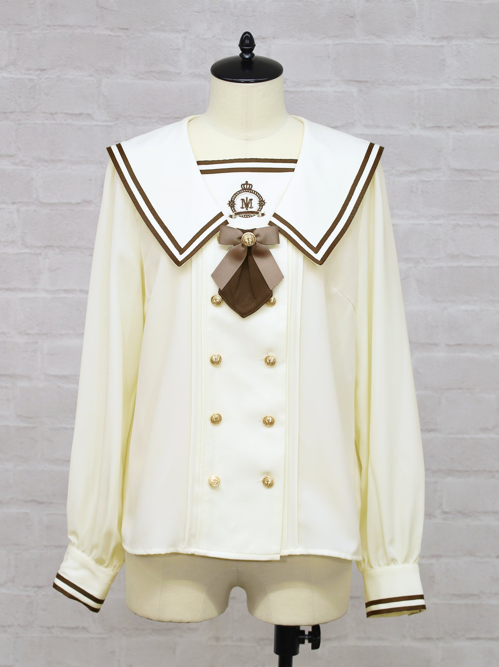 Mysterious Marine セーラーブラウス ブラウン(Brown) FREE |Amavel(アマベル)公式サイト