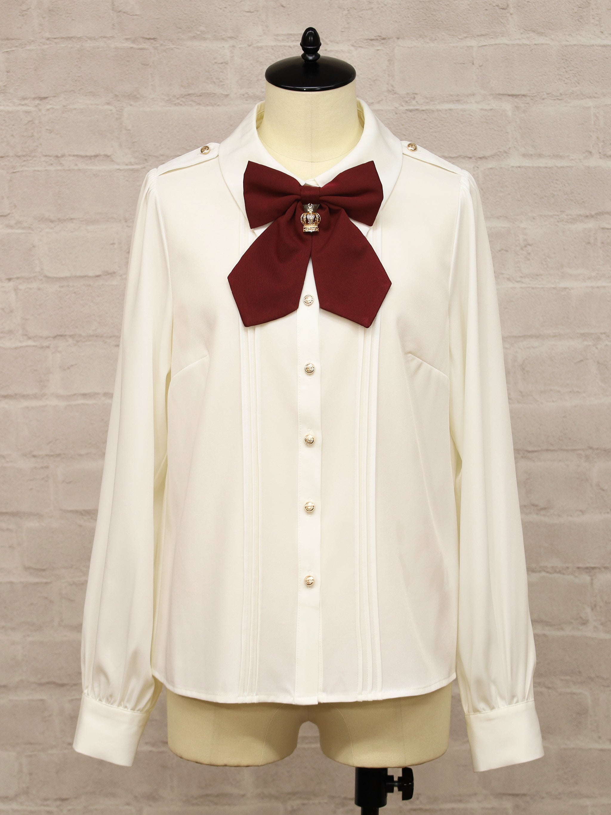 Royal Crown シャツブラウス ボルドー(Bordeaux) FREE |Amavel(アマベル)公式サイト