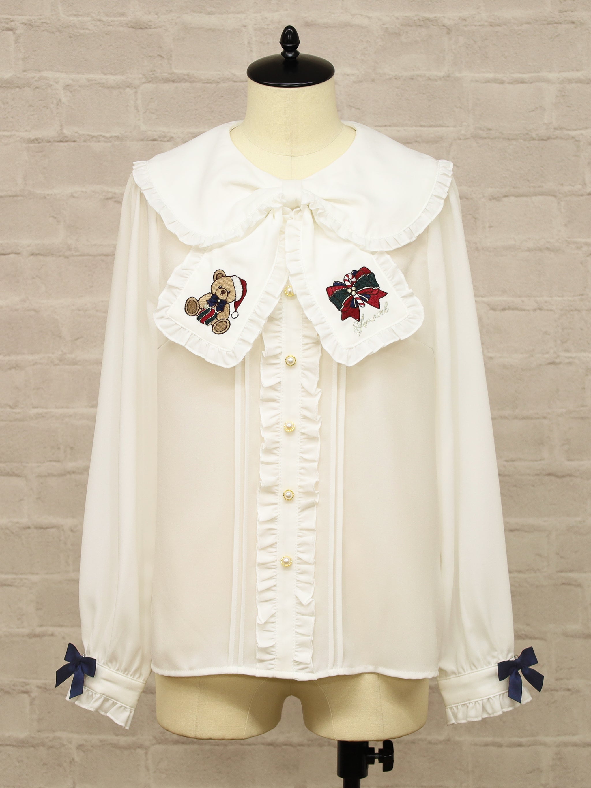 Holy Night Bear リボンブラウス |Amavel(アマベル)公式サイト