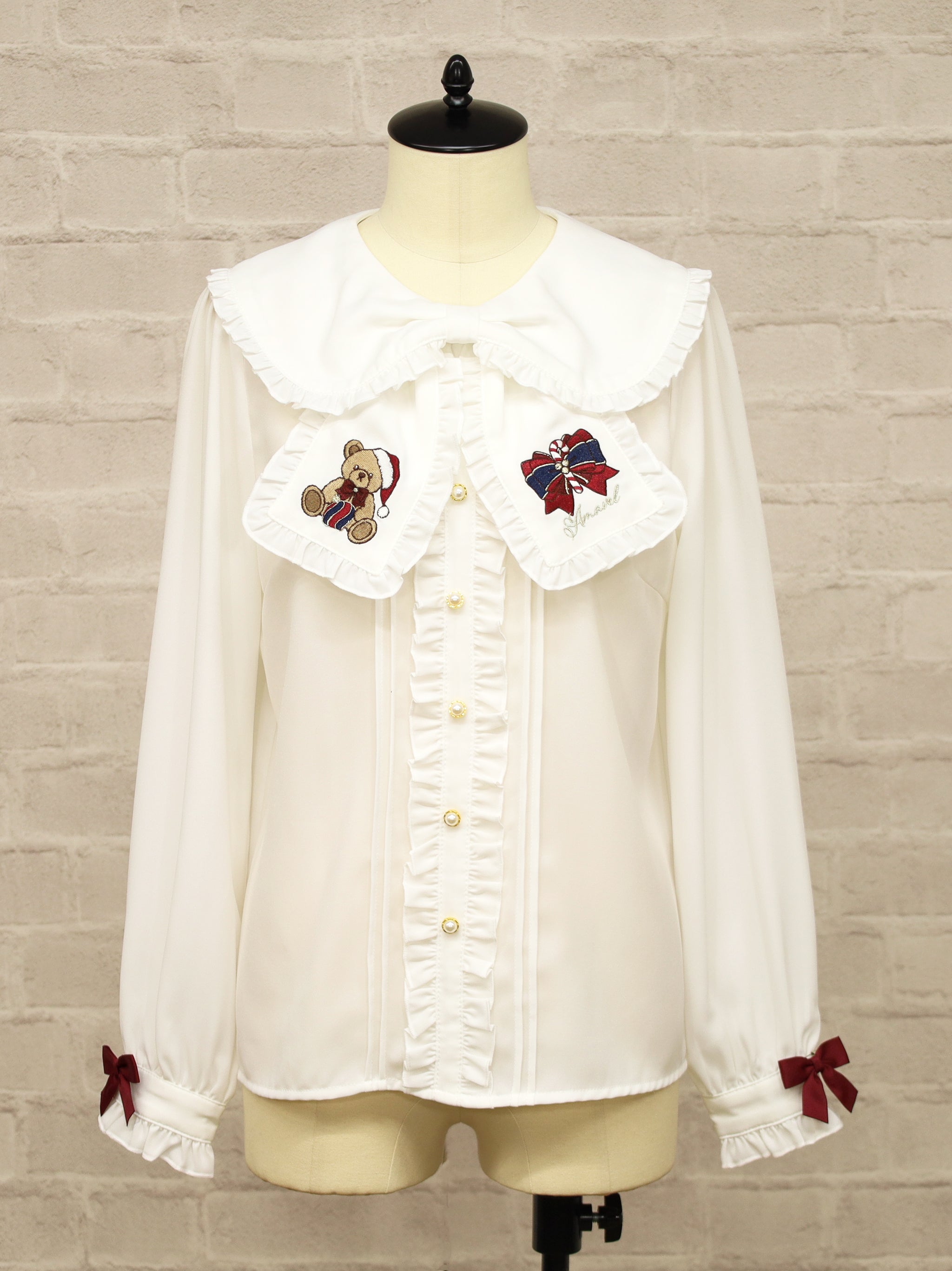 Holy Night Bear リボンブラウス |Amavel(アマベル)公式サイト