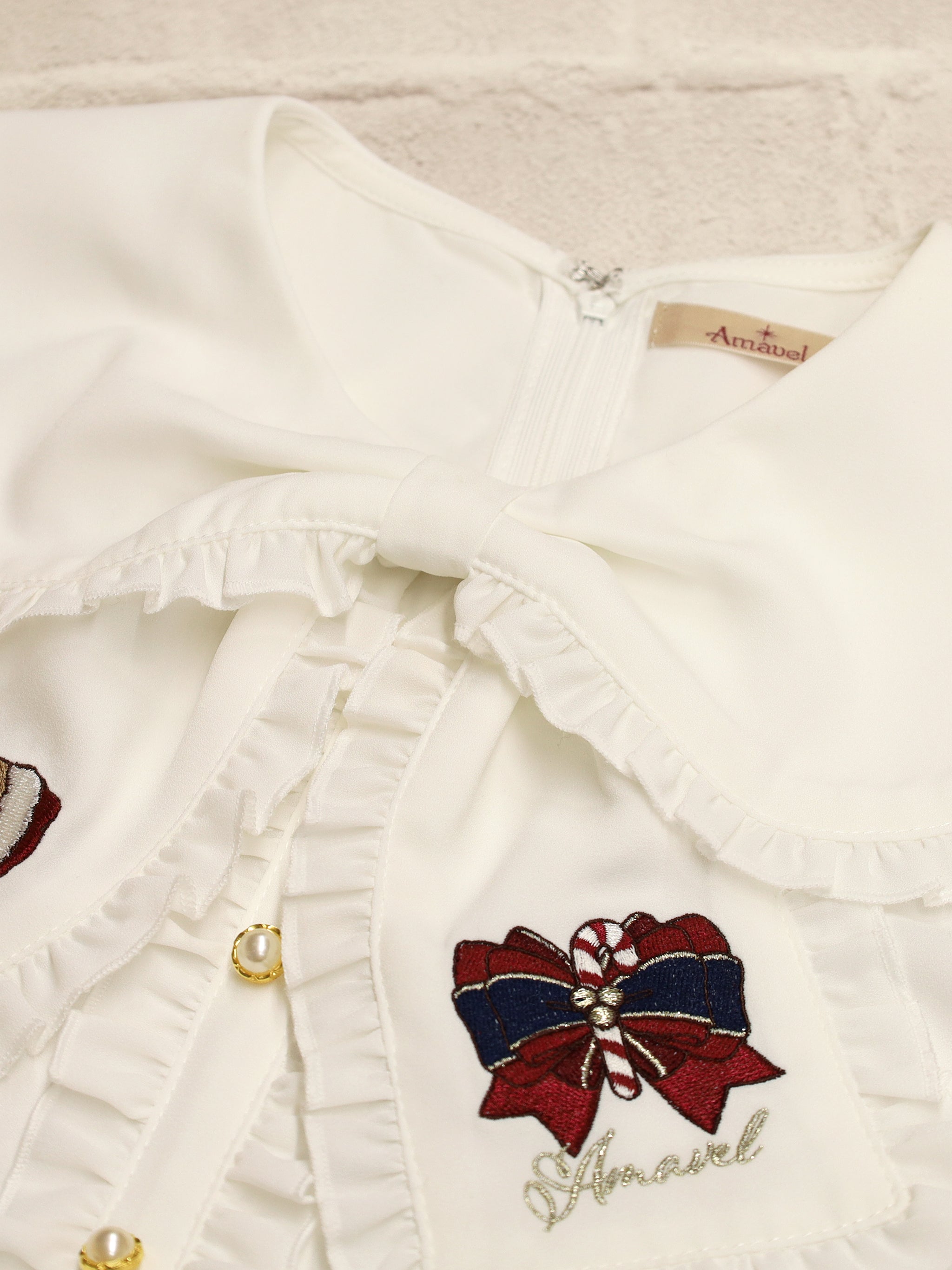 Holy Night Bear リボンブラウス |Amavel(アマベル)公式サイト