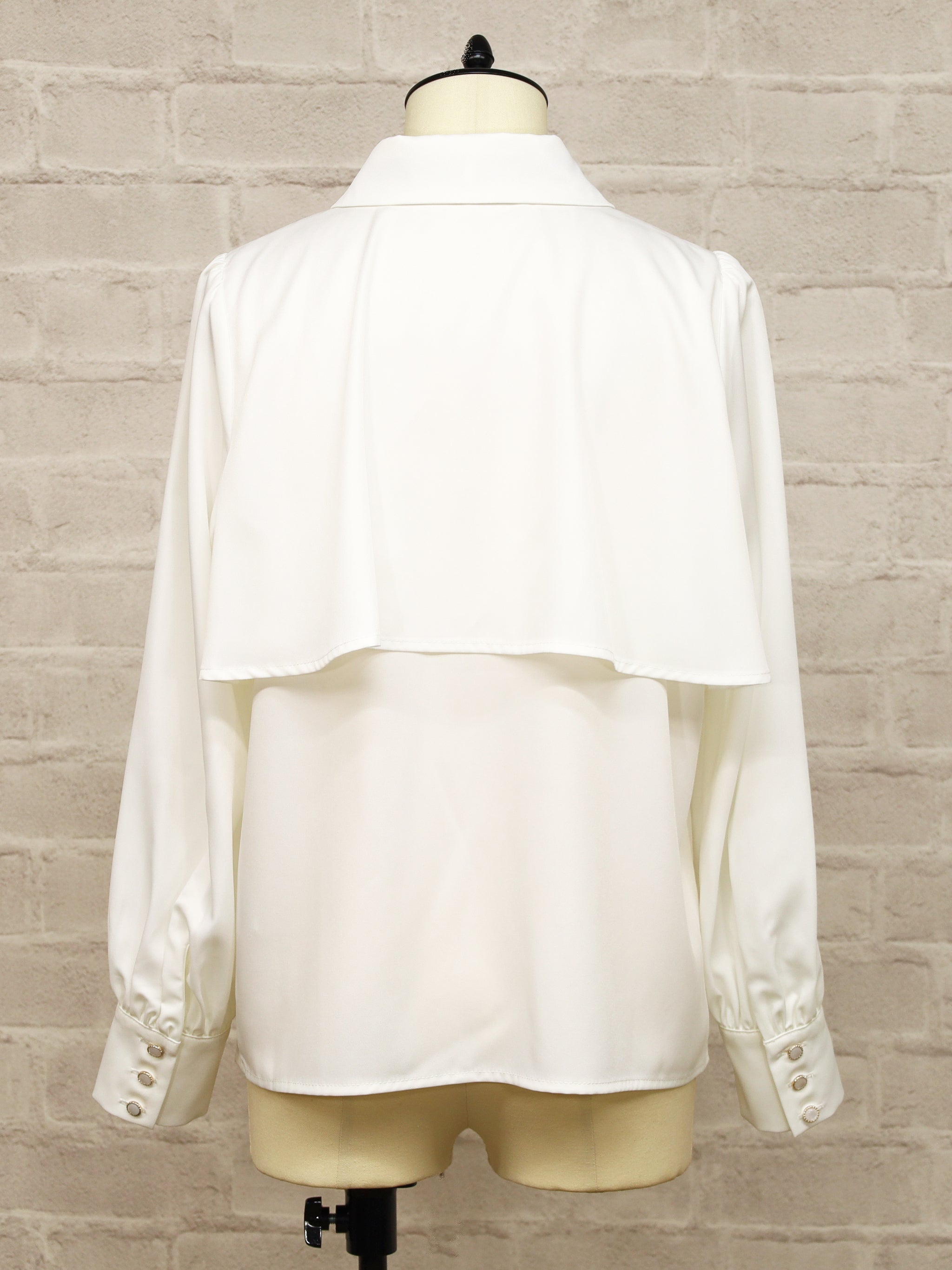 ケープ風リボンタイブラウス |Amavel(アマベル)公式サイト