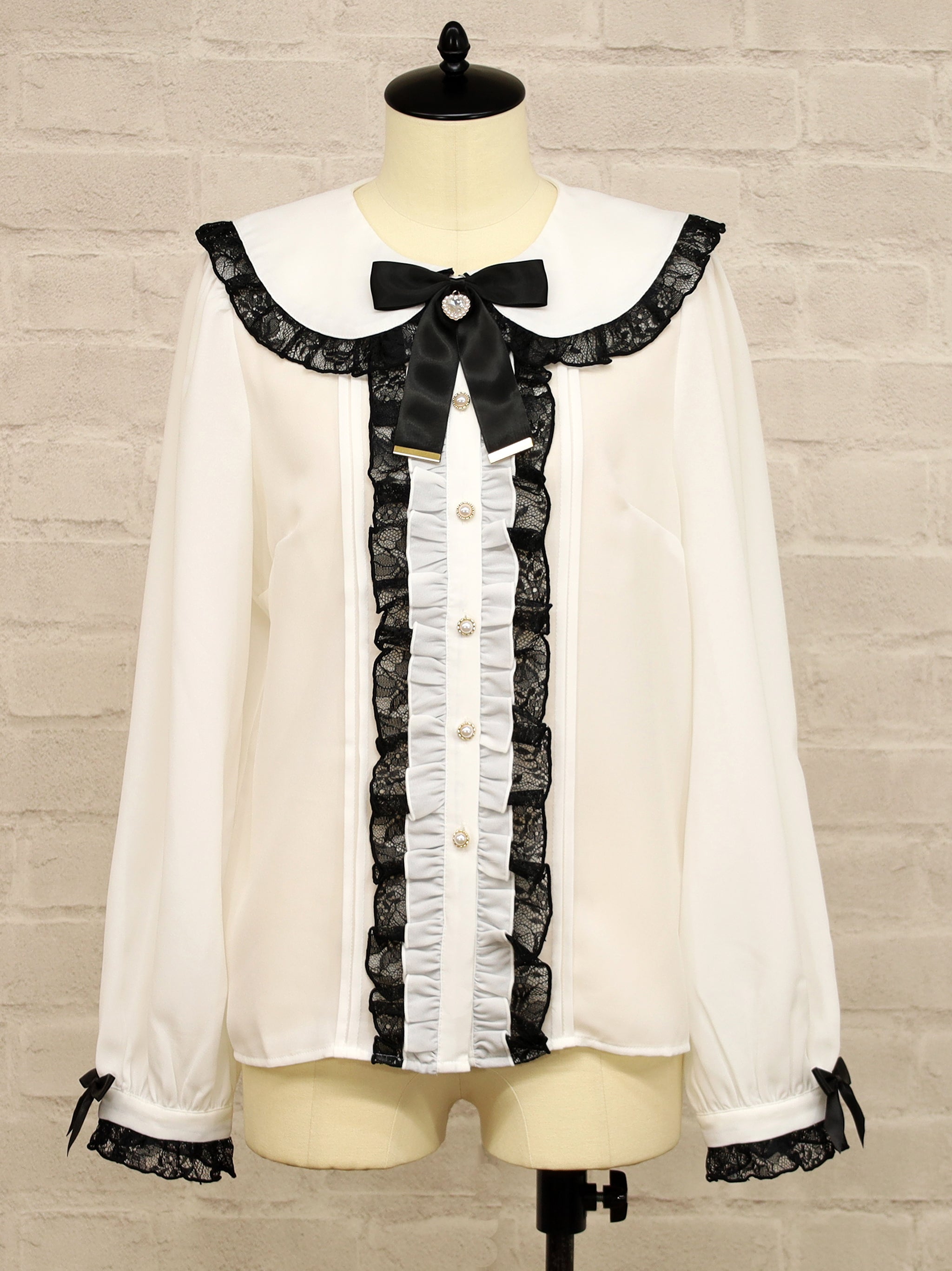 Girly Ribbon ブラウス オフホワイト(Off White) FREE |Amavel(アマベル)公式サイト