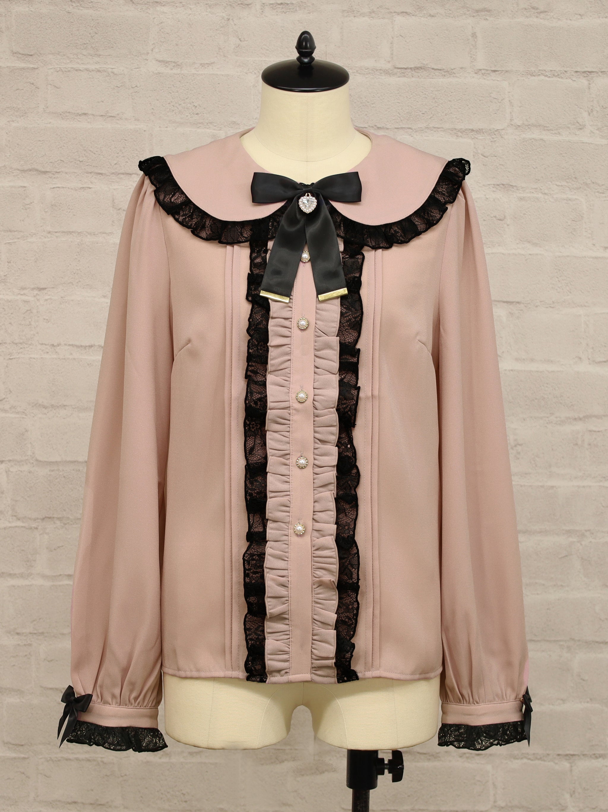 Girly Ribbon ブラウス ピンク(Pink) FREE |Amavel(アマベル)公式サイト