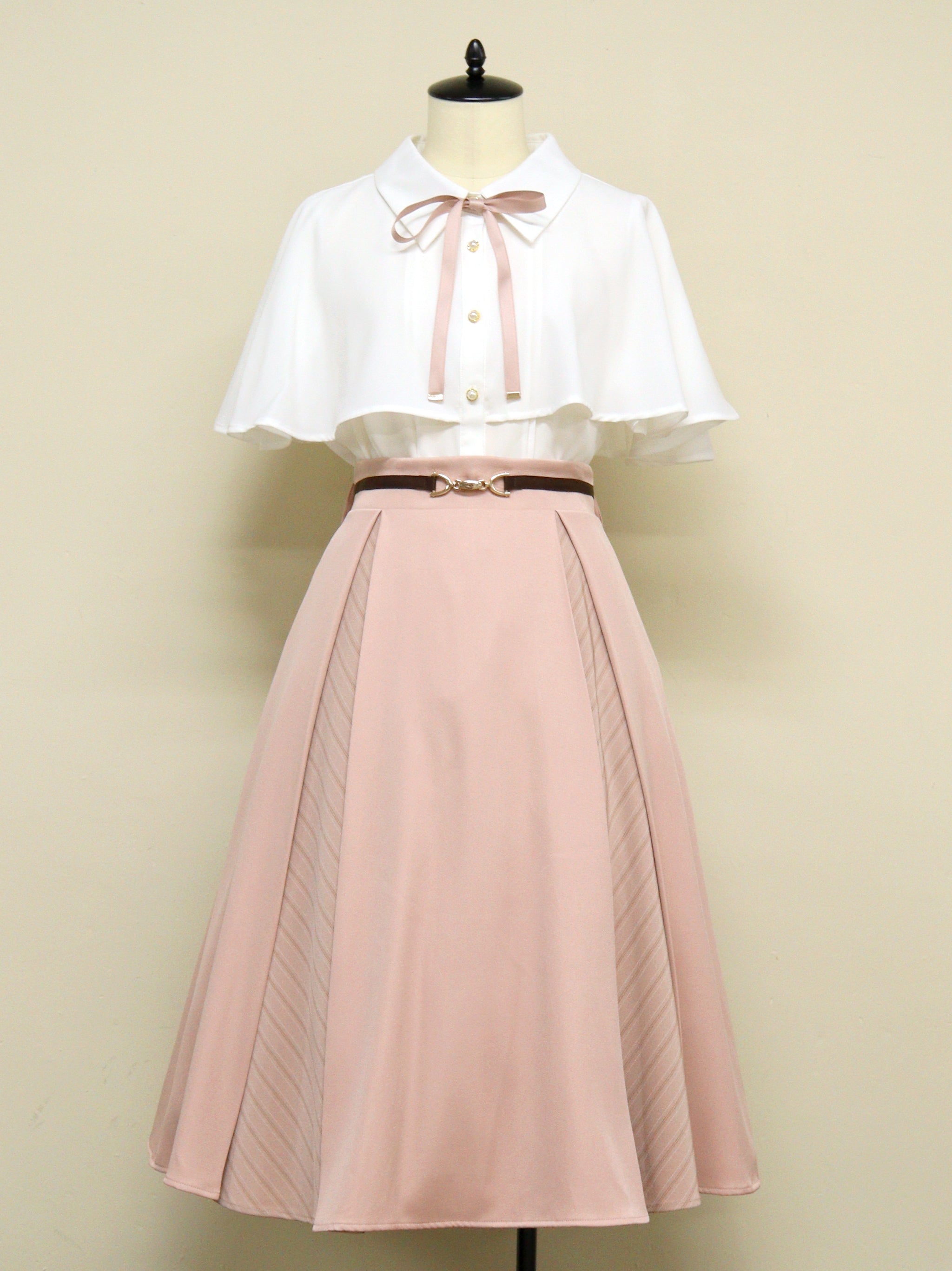 マチ切替ストライプミドル丈スカート |Amavel(アマベル)公式サイト