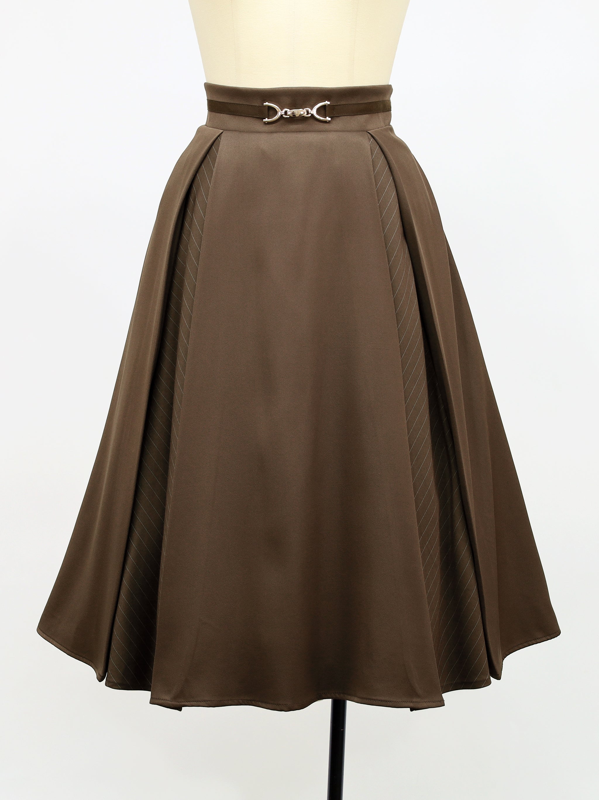 マチ切替ストライプミドル丈スカート |Amavel(アマベル)公式サイト