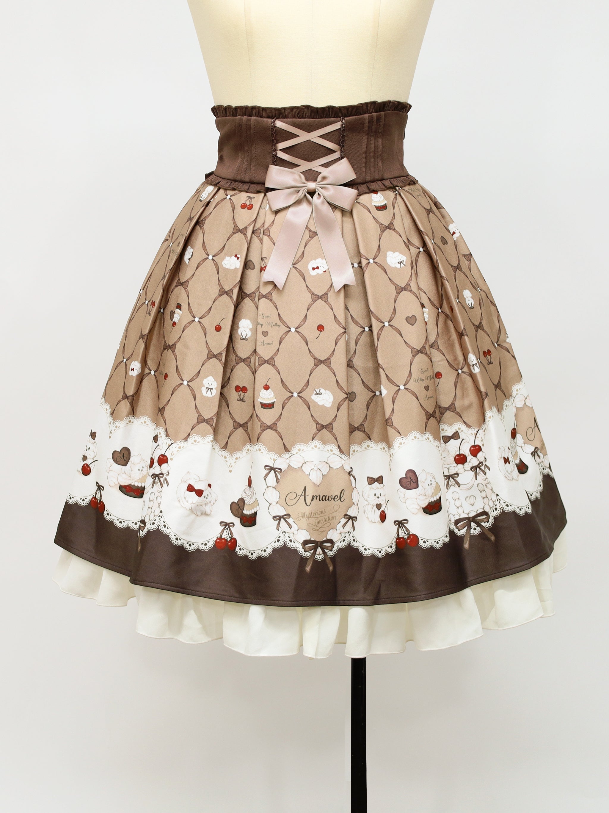 Sweet Whip プリントスカート |Amavel(アマベル)公式サイト