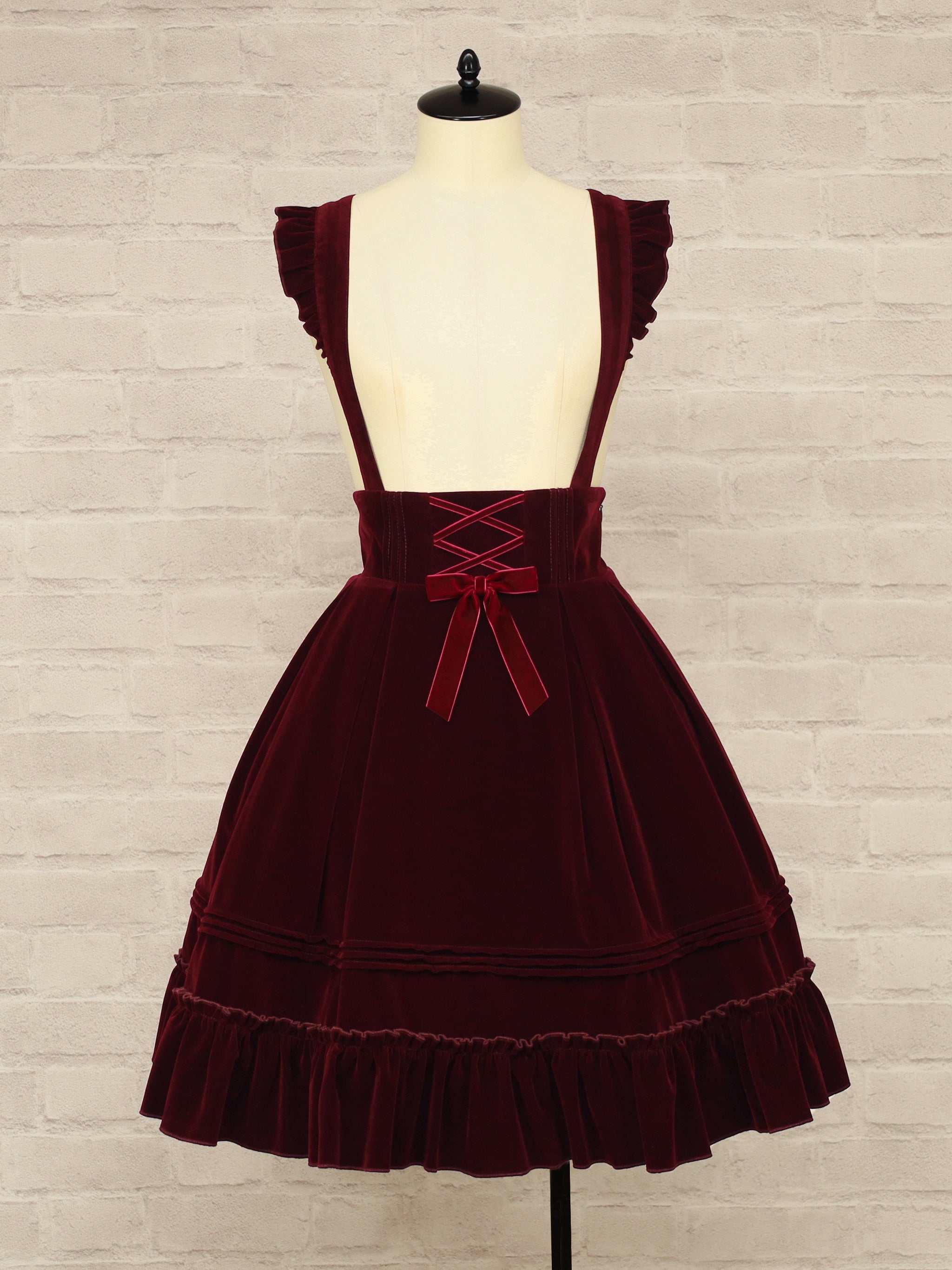 Velvet Ribbon スカート ボルドー(Bordeaux) FREE |Amavel(アマベル)公式サイト