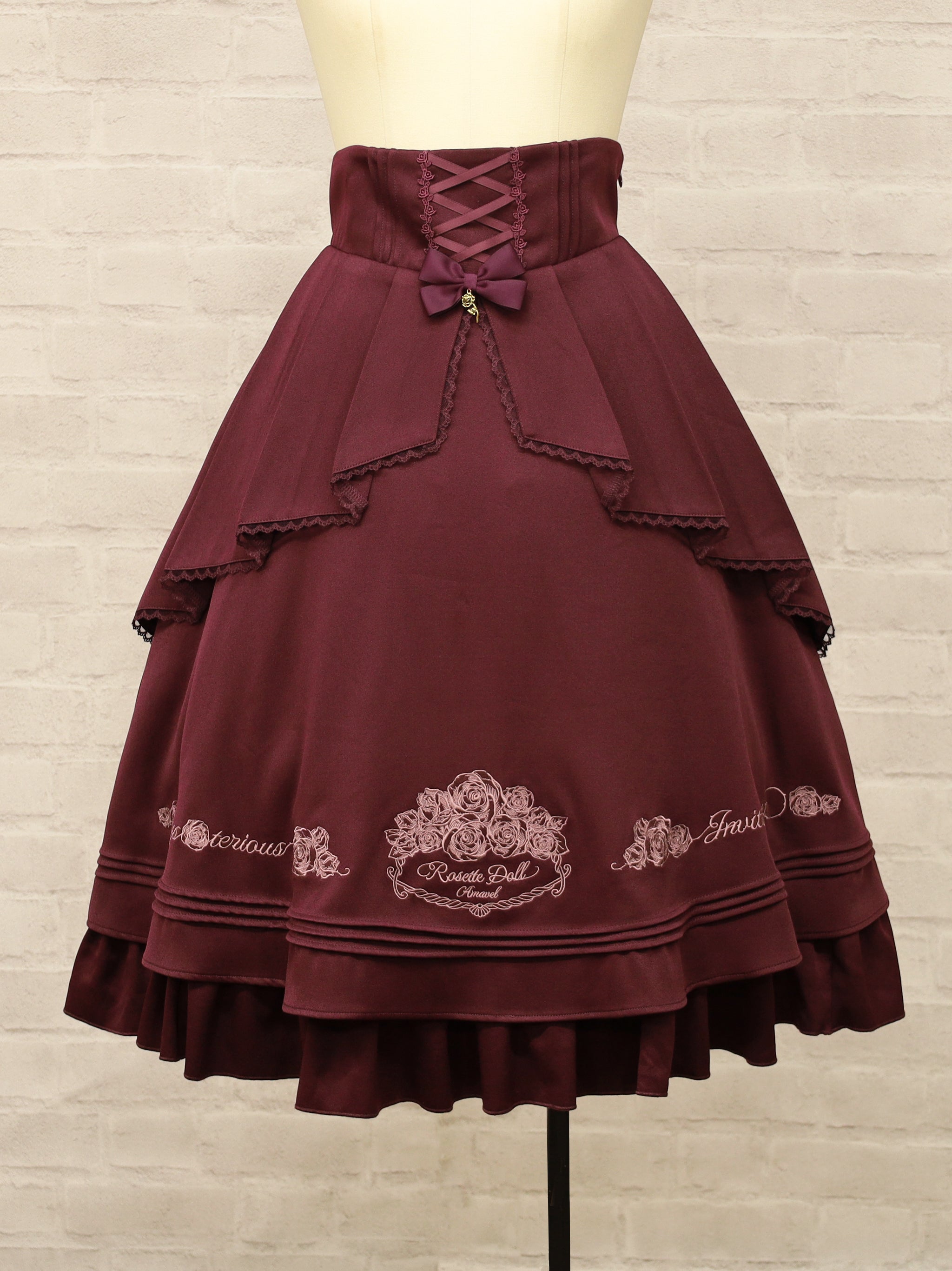 Rosette Doll ミドル丈スカート |Amavel(アマベル)公式サイト