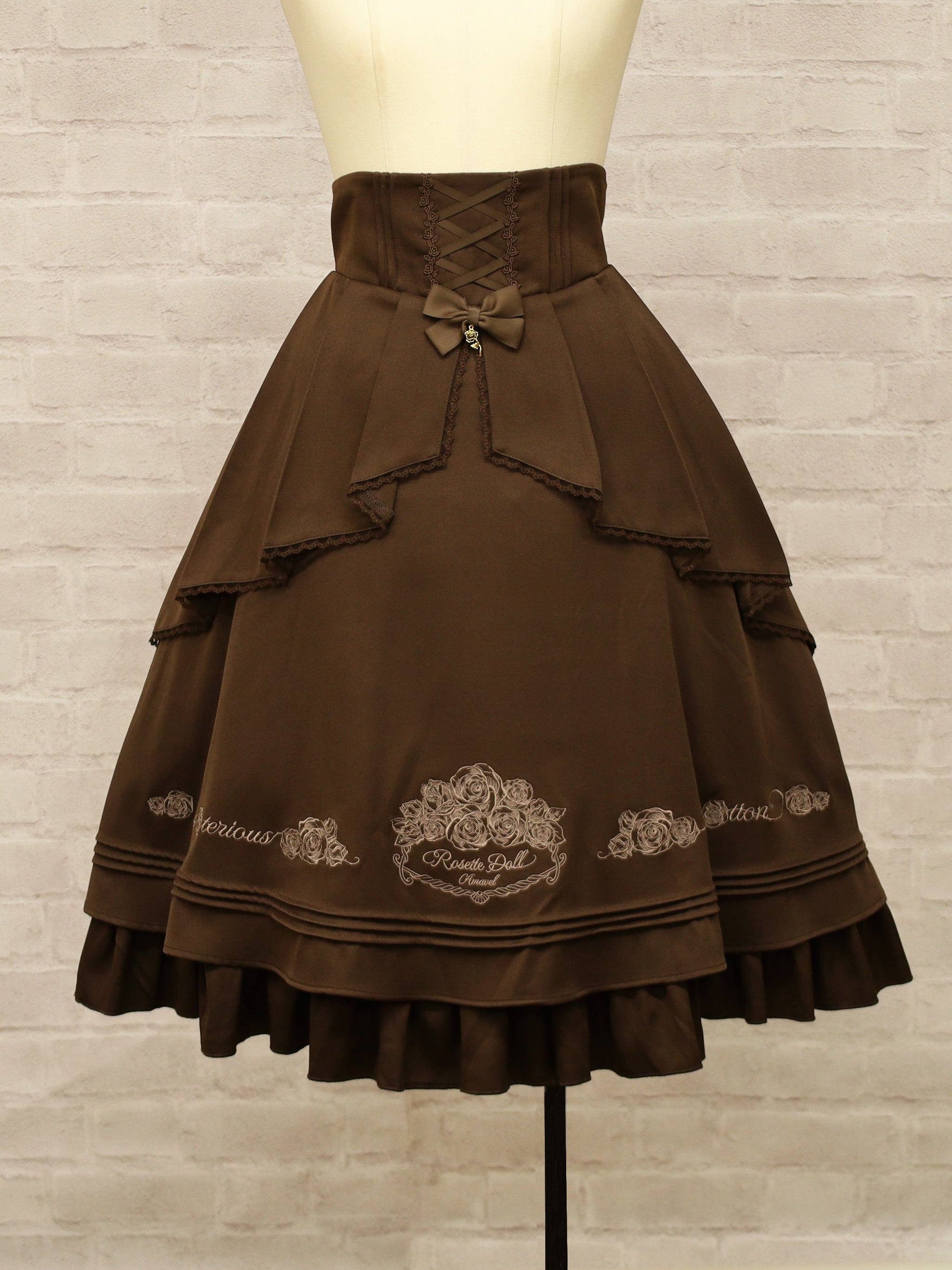 Rosette Doll ミドル丈スカート |Amavel(アマベル)公式サイト