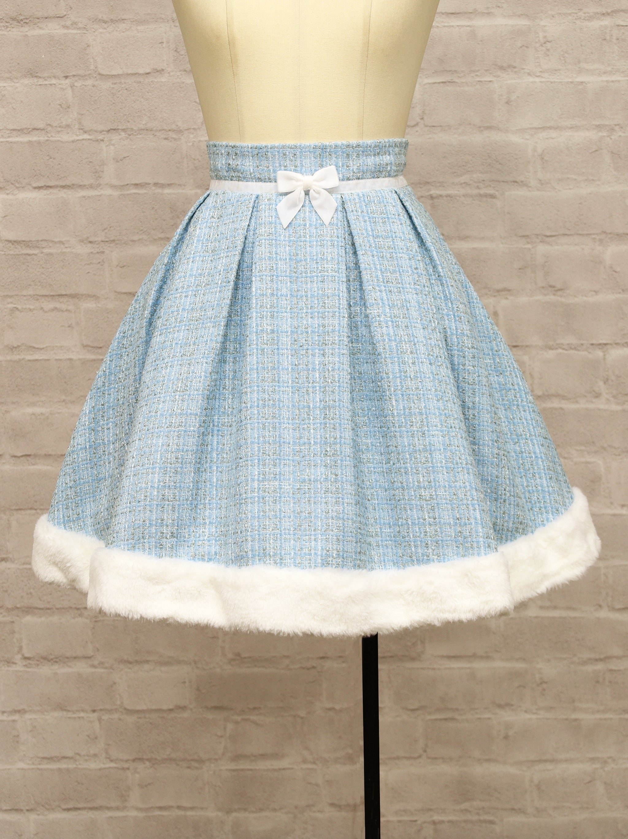 Étoile Tweed 裾ファースカート |Amavel(アマベル)公式サイト