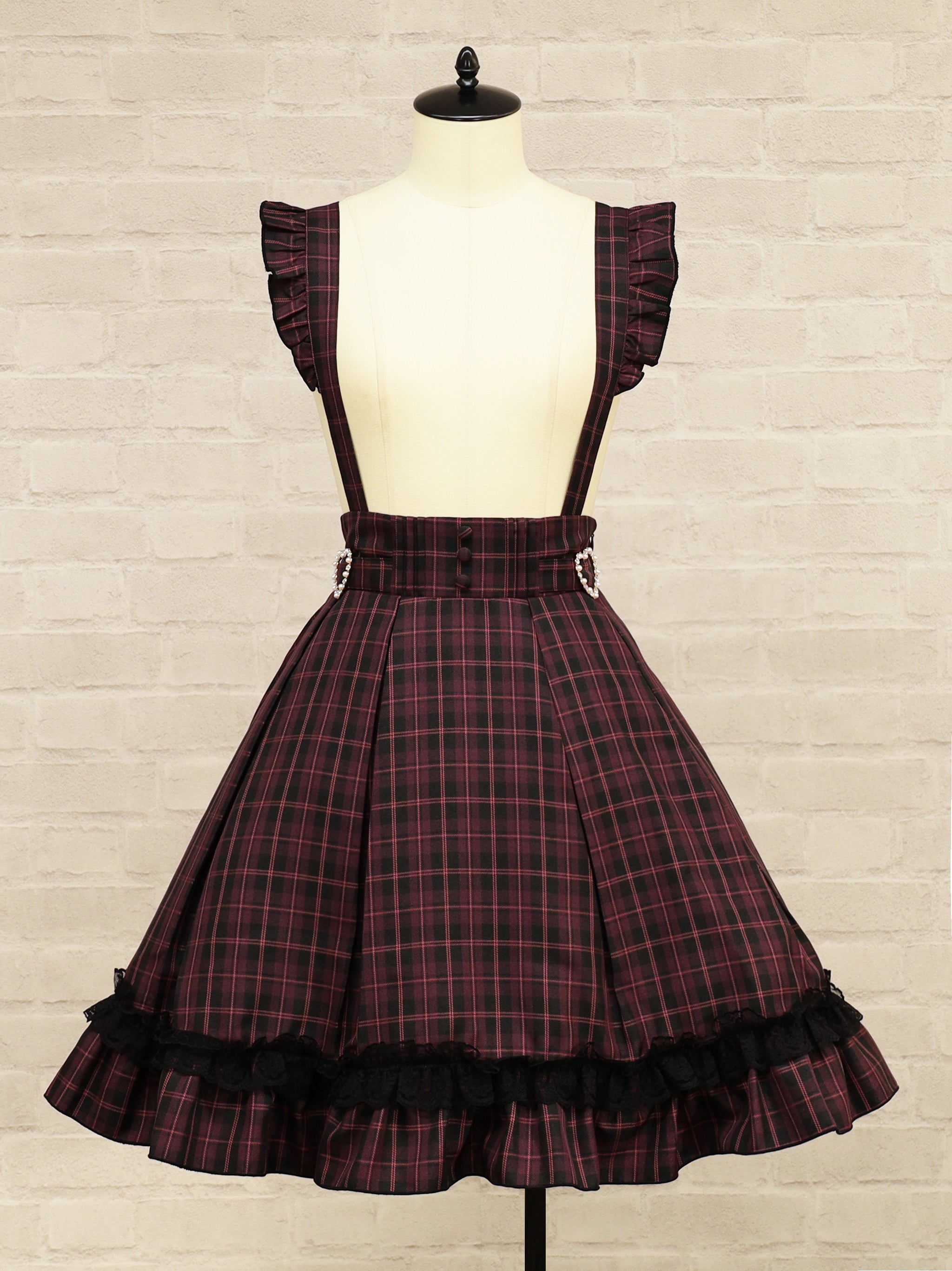 【メンバーズセール対象】ウエストハートバックルスカート ピンク(Pink) FREE |Amavel(アマベル)公式サイト