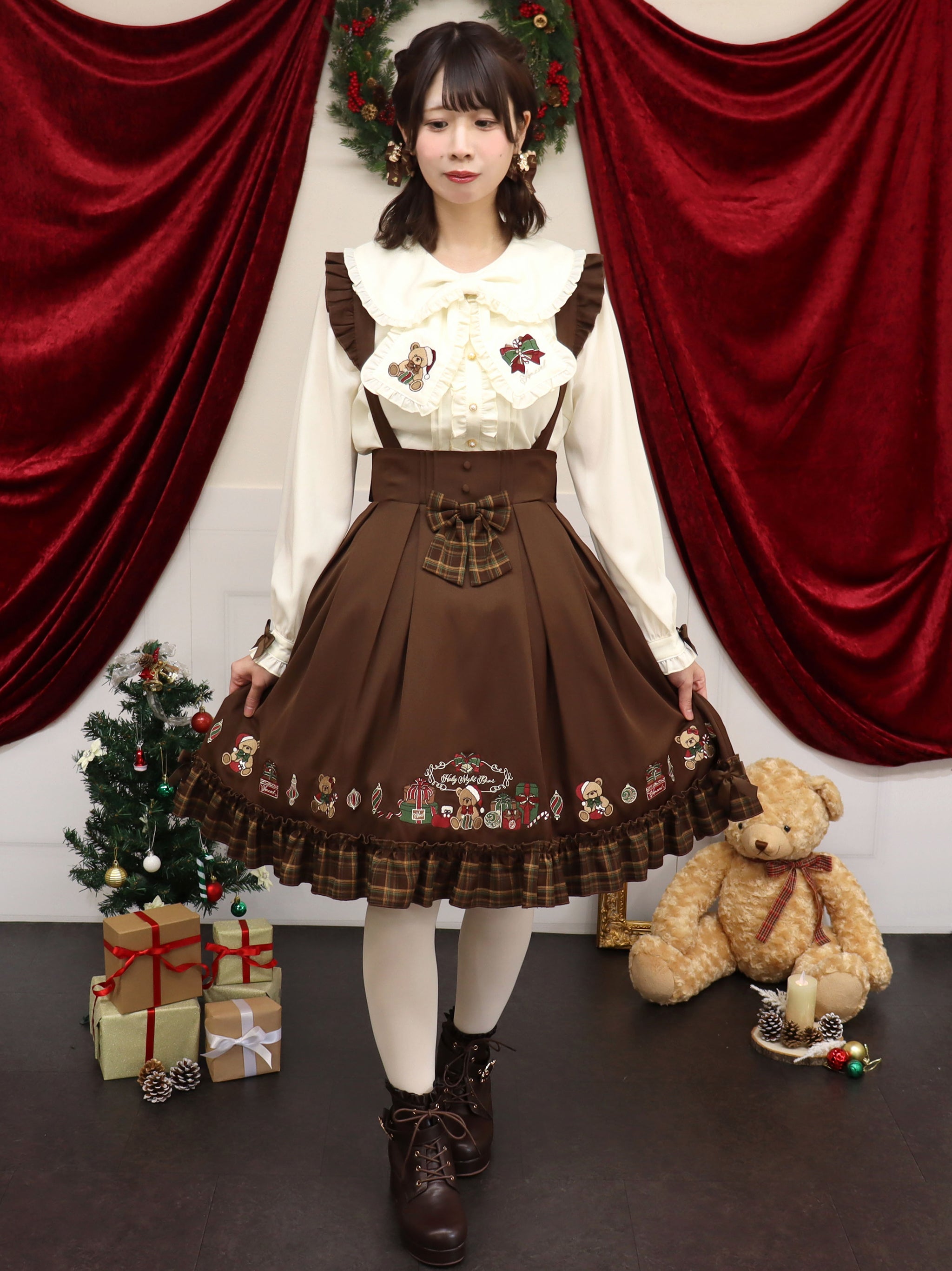 Holy Night Bear スカート – Amavel（アマベル）公式サイト
